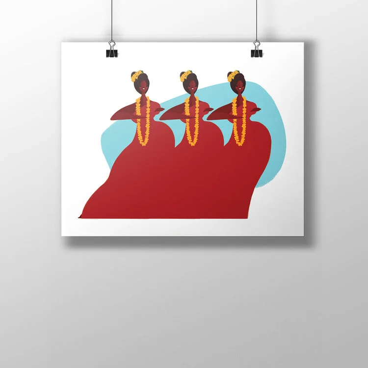 Punky Aloha "Hula Trio"