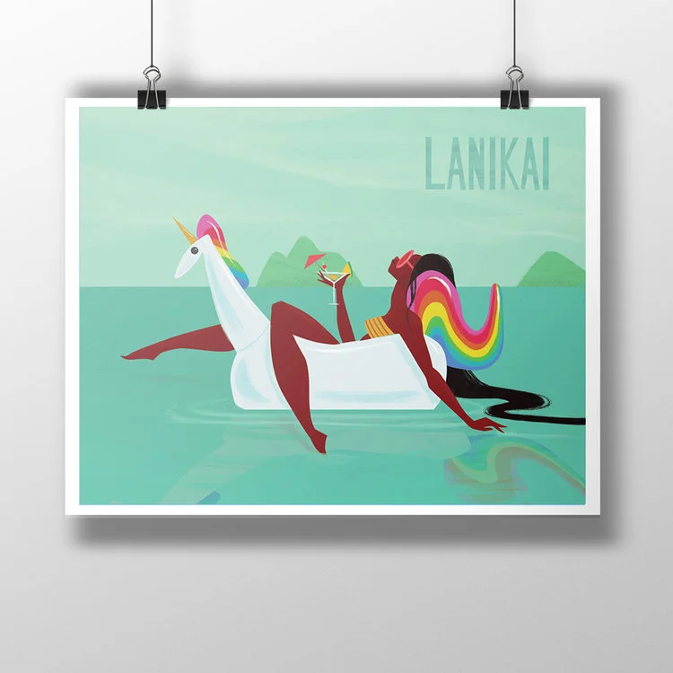 Punky Aloha "Lanikai" Prints