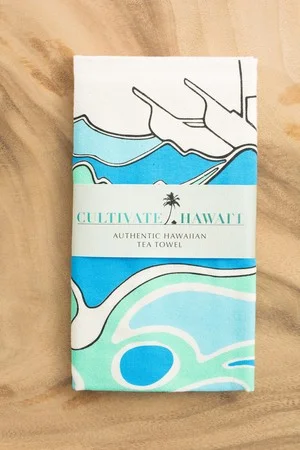 Cultivate Hawaii "Wa`a"  Tea Towels 