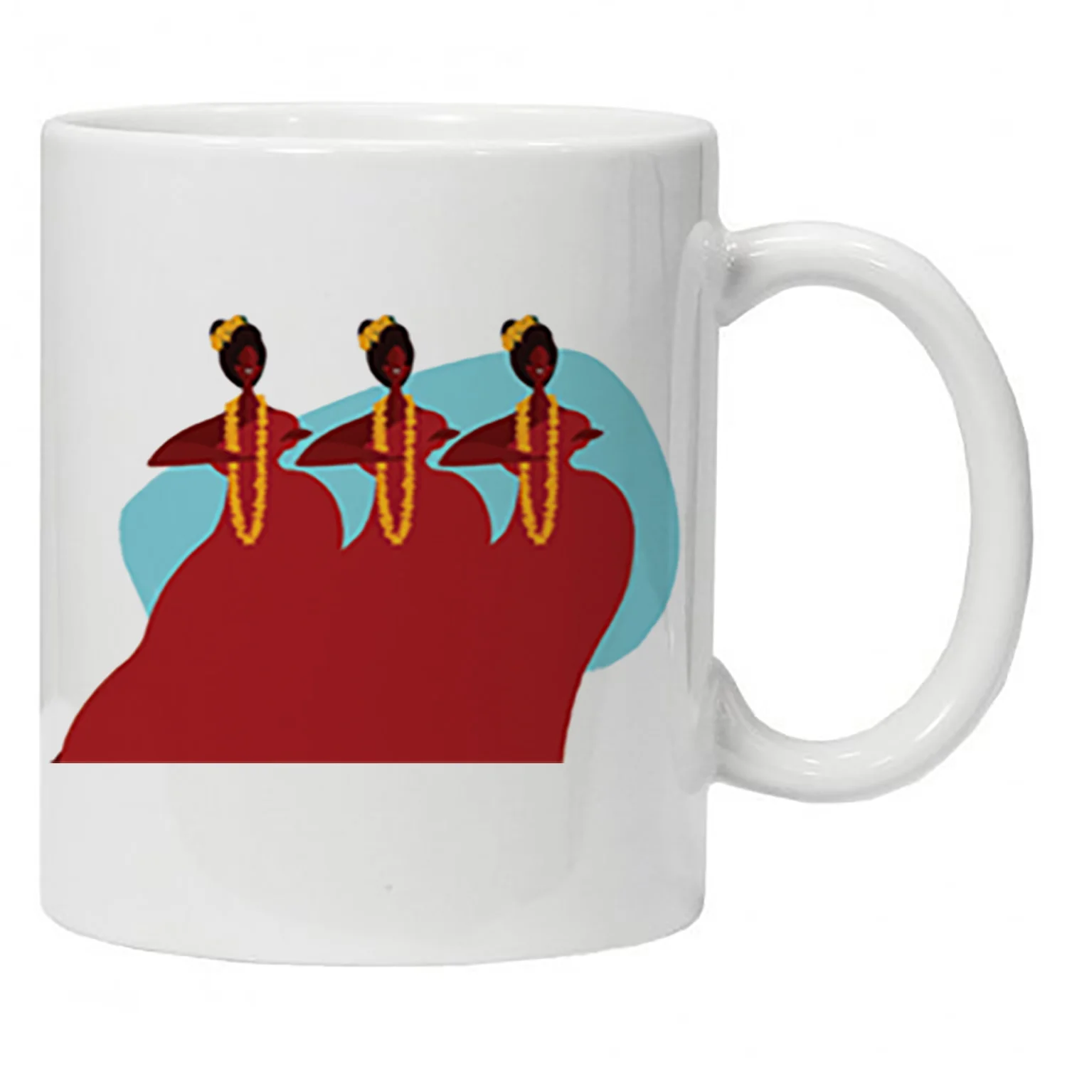 Punky Aloha "Hula Trio"  15oz Cups.