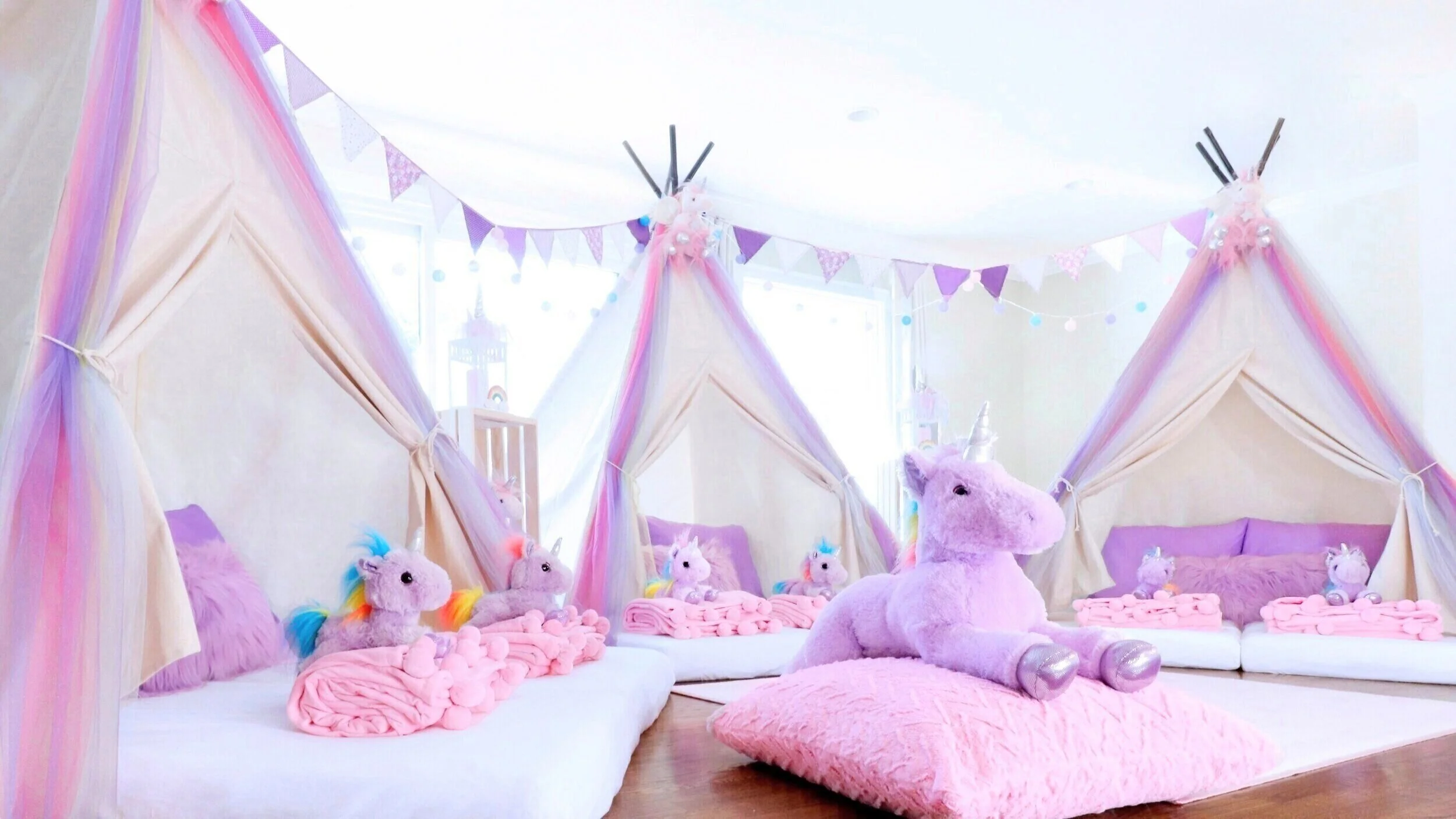 unicorn tent bed