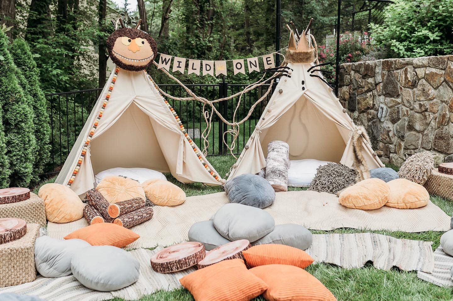 This is &lsquo;Where the Wild Things Are! A sneak peek of a memorable and cute wild one birthday celebration! We absolutely loved hand-crafting unique props and customizing every detail. More images to come. 

A big thank you to all the incredible ve