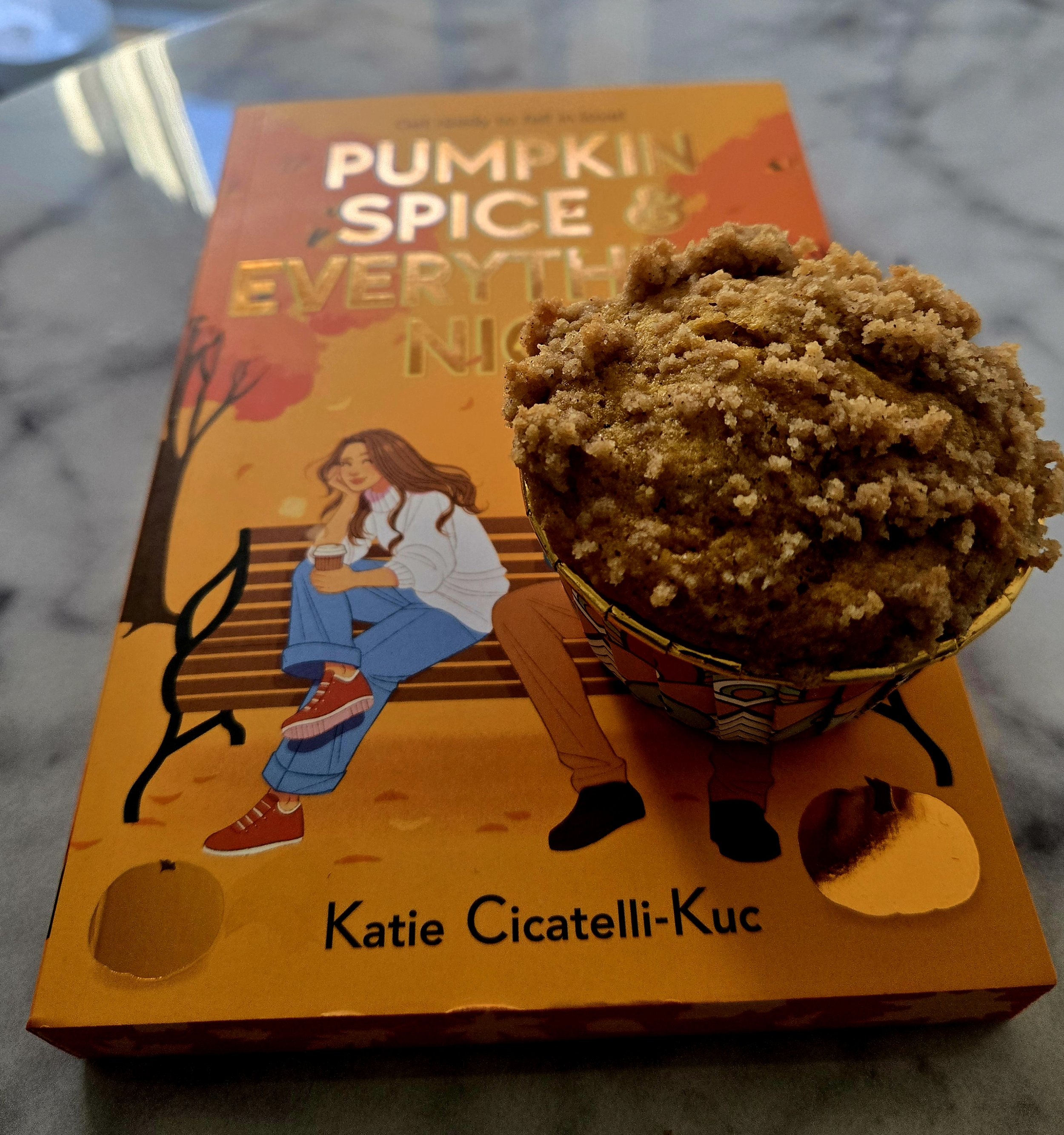 Bake + Book: Get Ready to fall in love with Pumpkin Muffin Coffee Cake  
