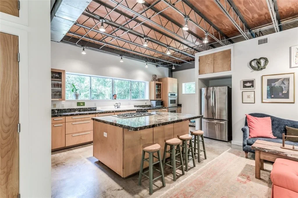 A warm family kitchen