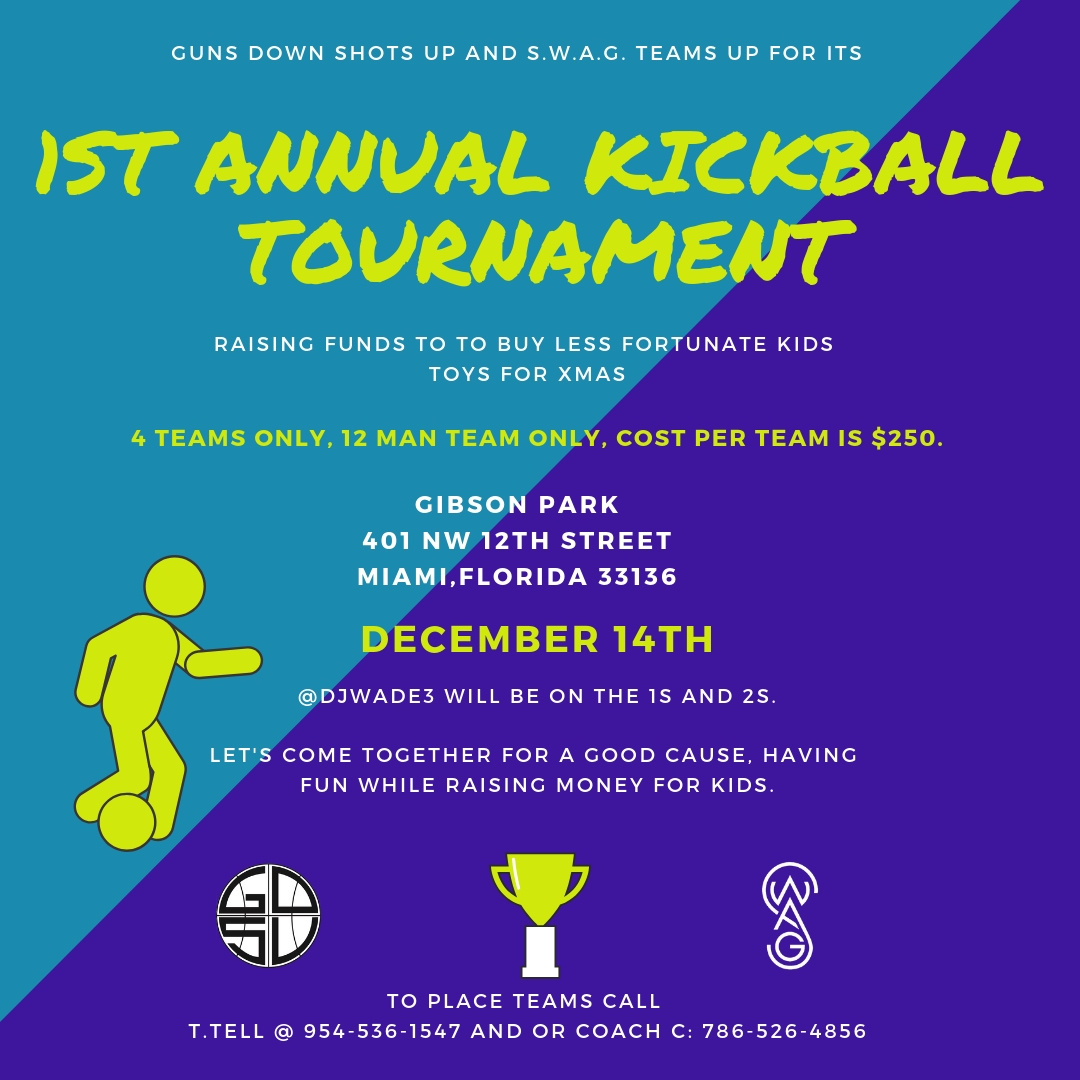 1ST ANNUAL KICKBALL TOURNAMENT