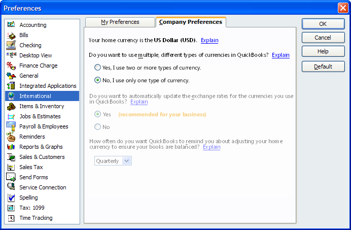 Multicurrency Support