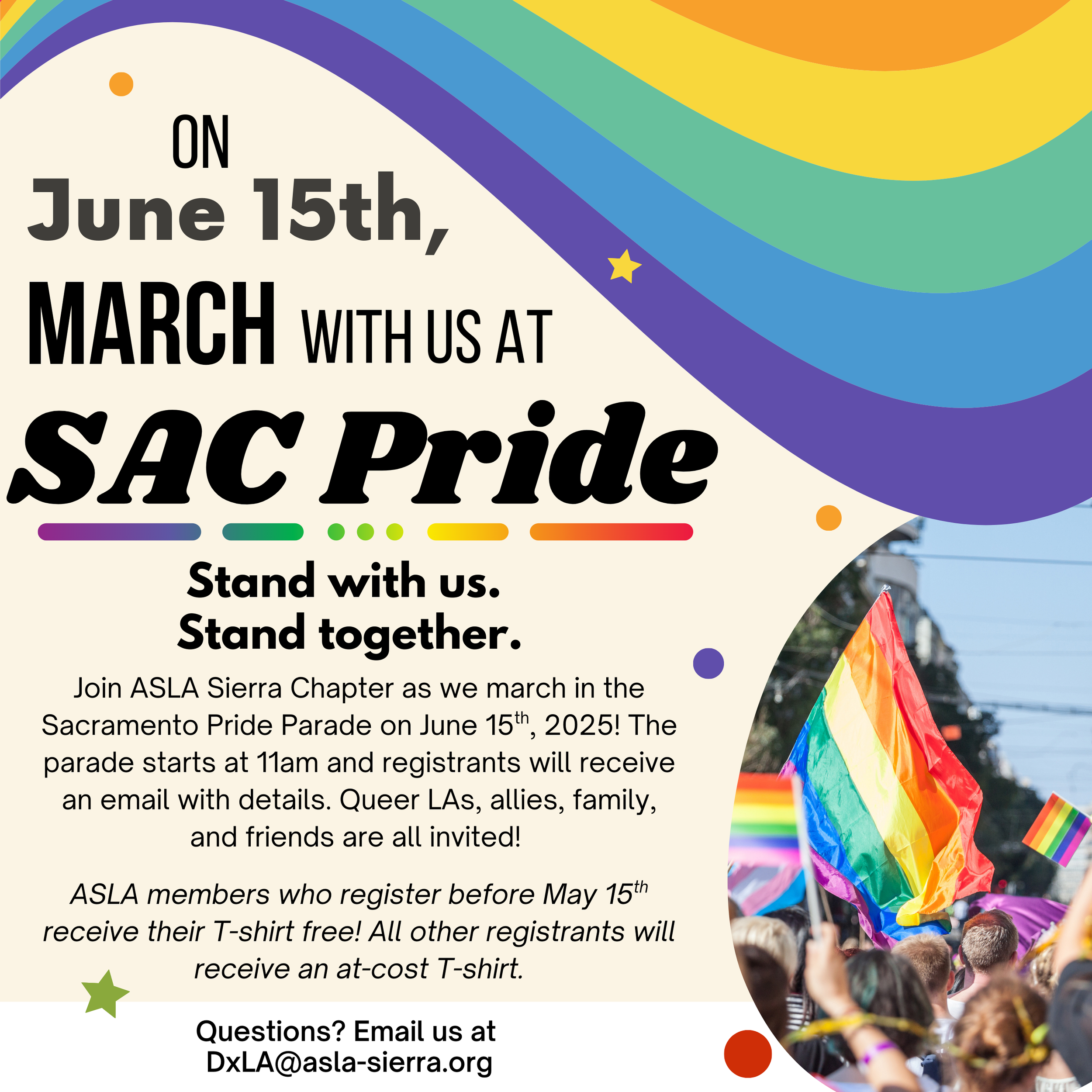 March with us at Sac Pride
