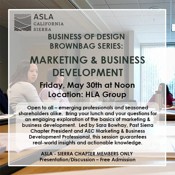 Business of Design Brownbag Series: Marketing &amp; Business Development