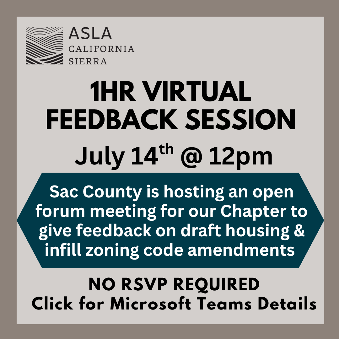 ALSA Sierra & Sac County Open Forum