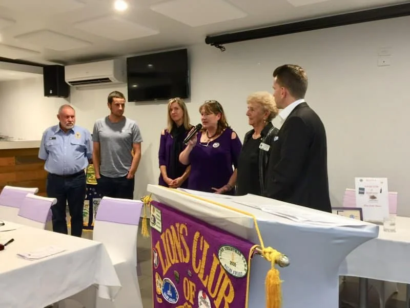 Lions Club Lake Kawana handover dinner donation for STEMM.jpg