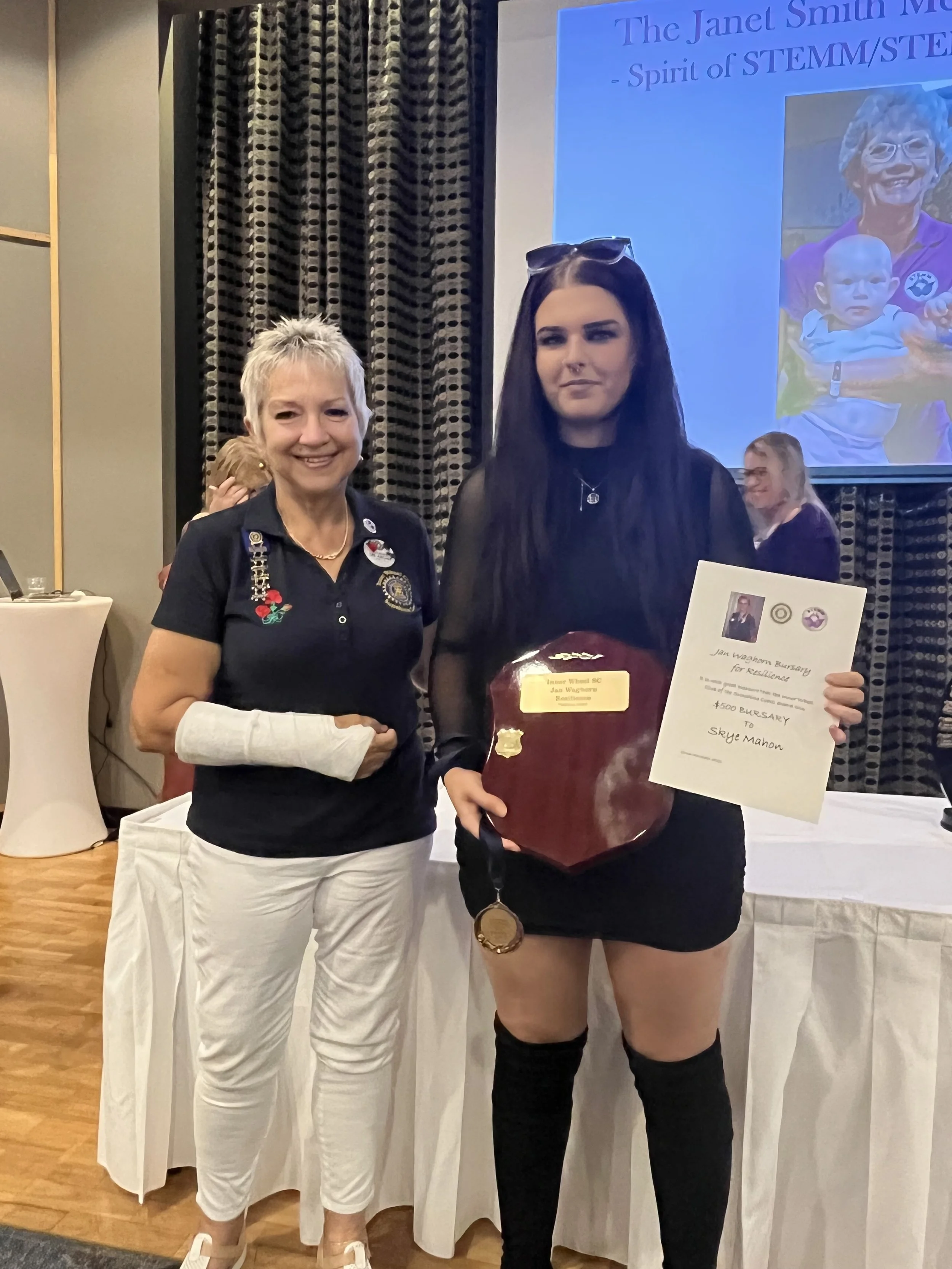 Jan Waghorn Resilence Award Winner - Skye Mahon