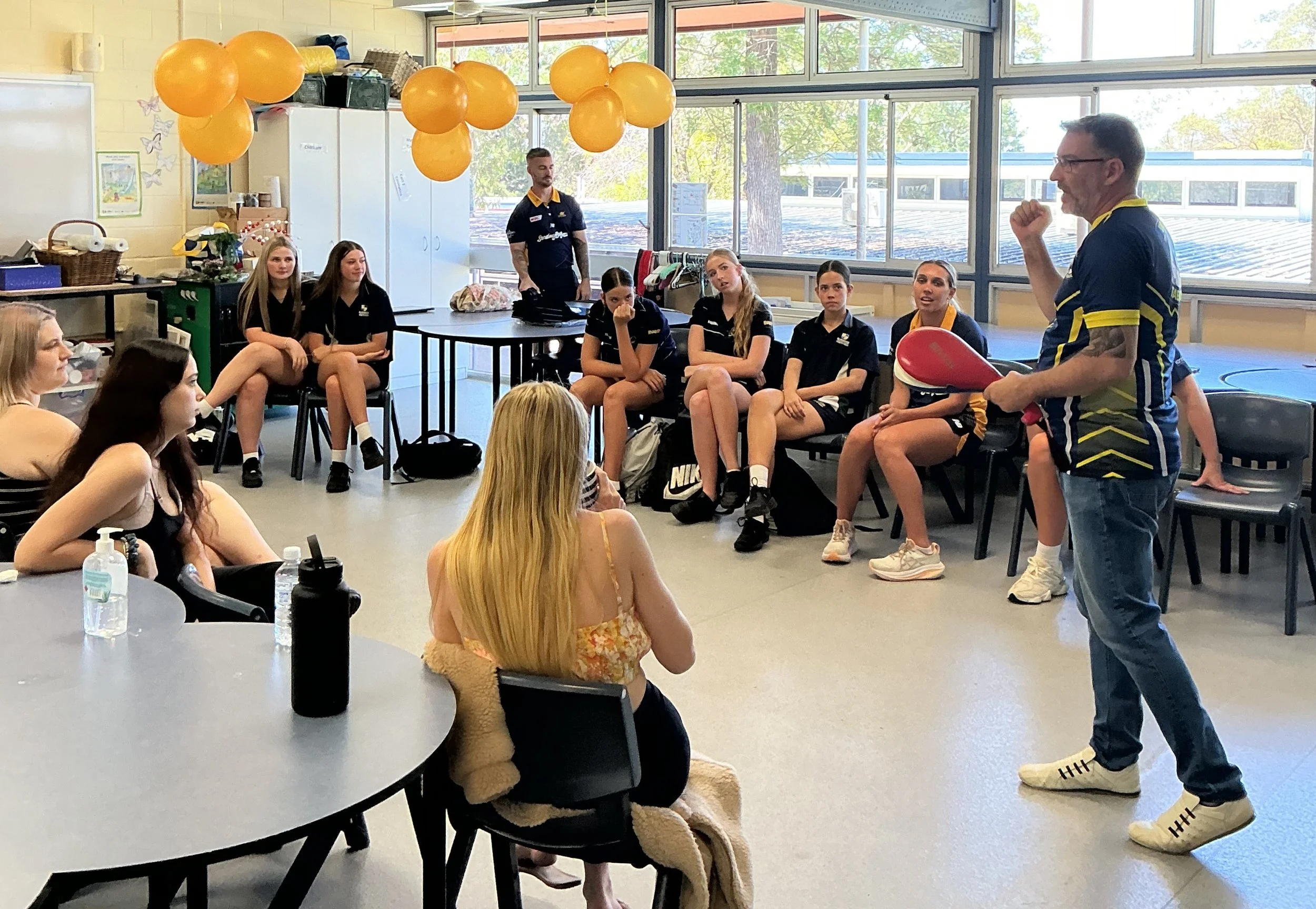 Self defence with Sunshine Coast Lightning