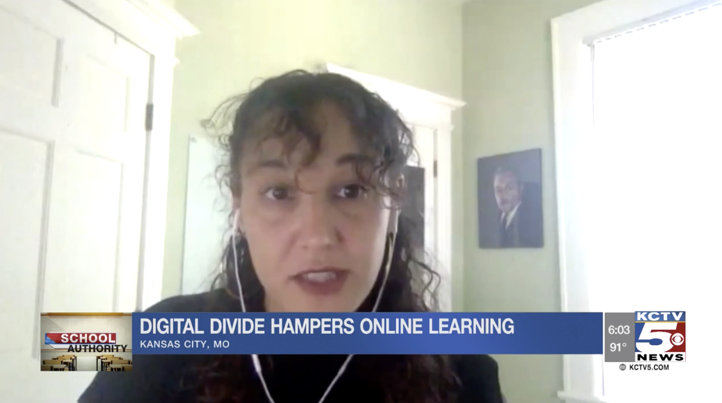 Kansas City digital divide hampers with school online learning