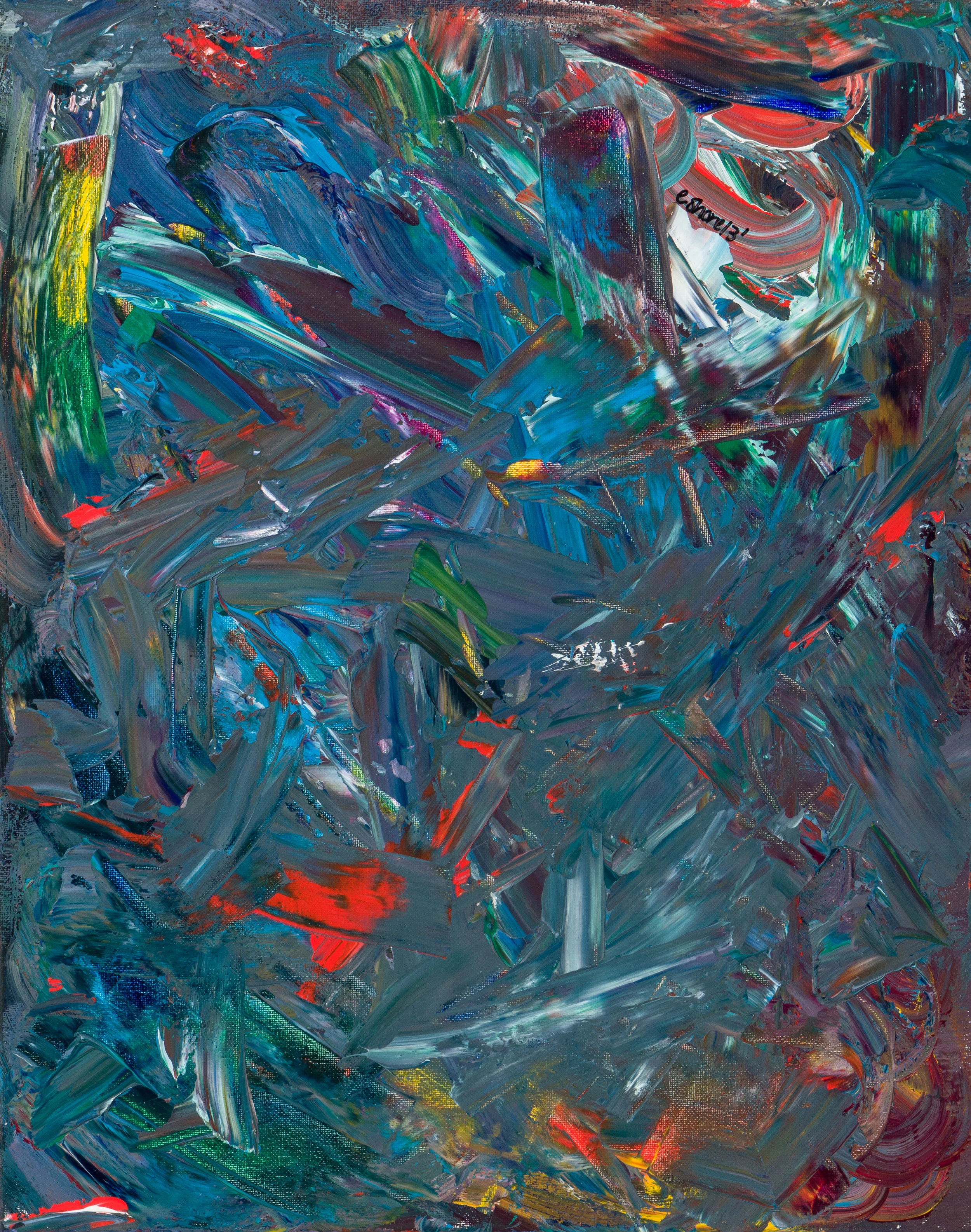 twisted muck, acrylic paint, 16” x 20” (2013)