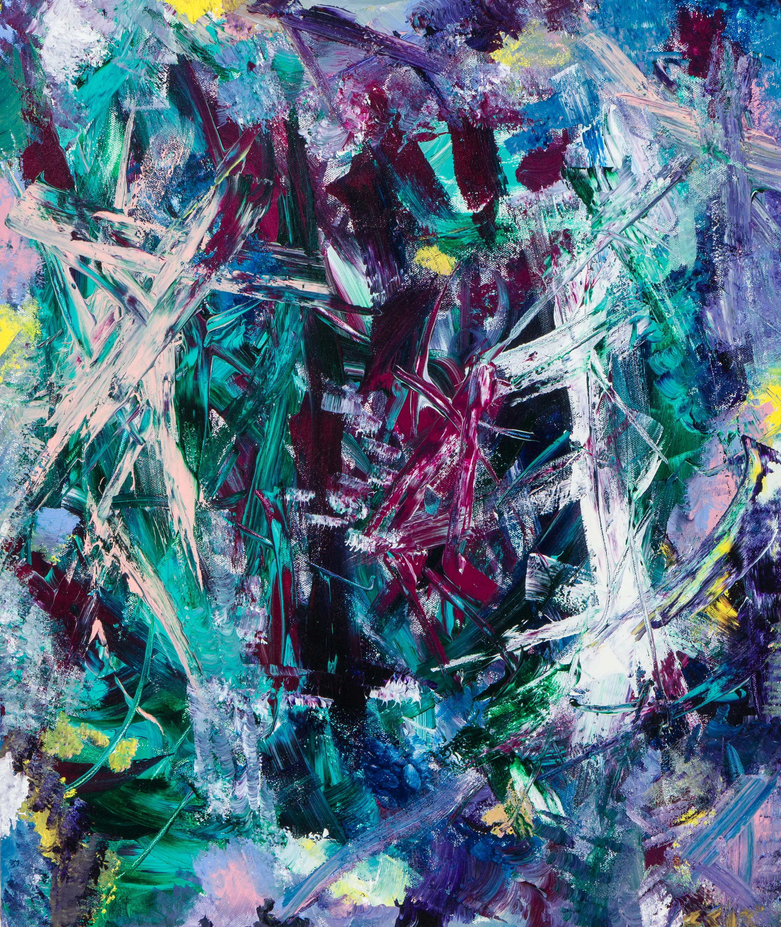 mother's day, acrylic paint, 18” x 24” (2013)