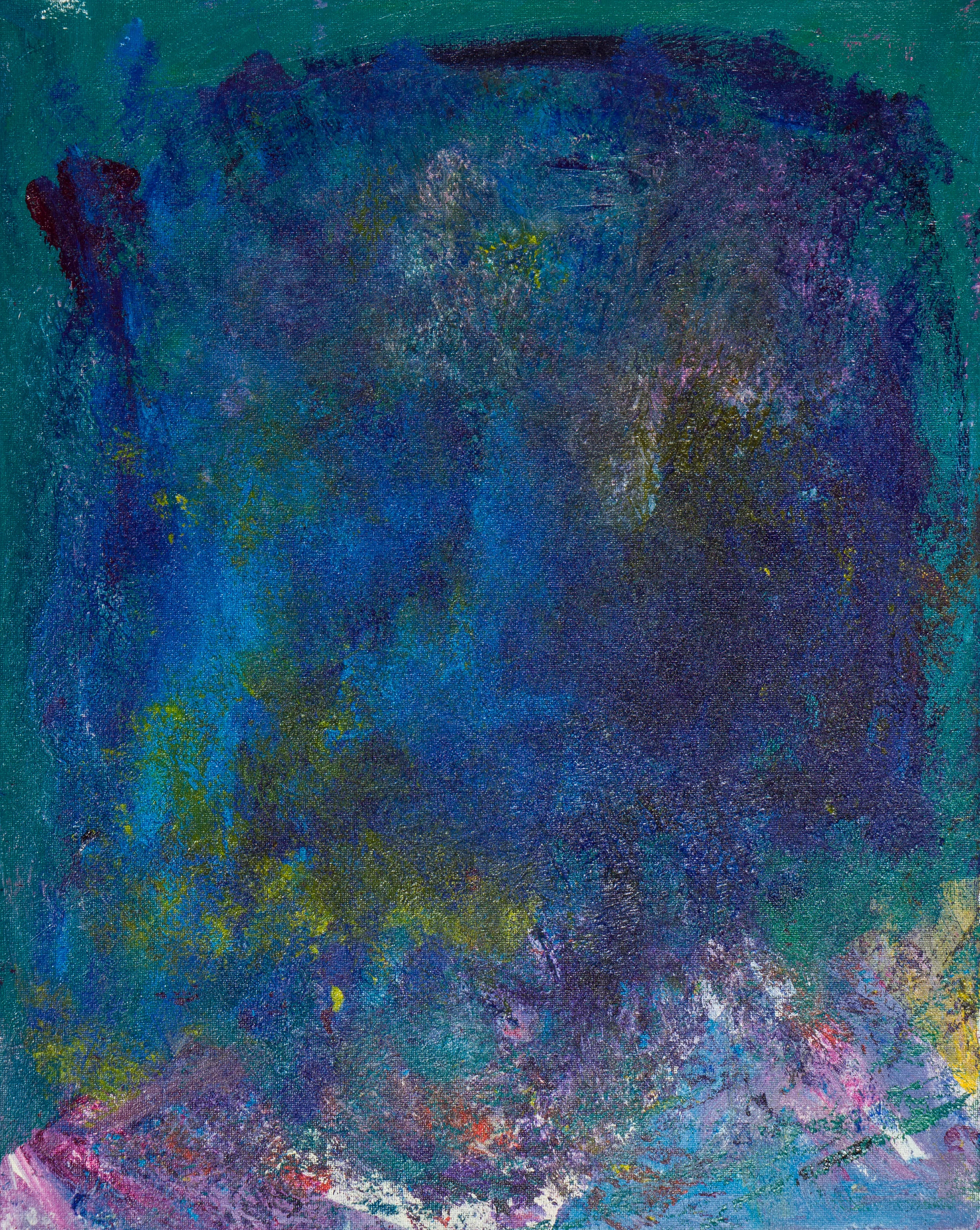 seafoam, acrylic paint, 16” x 20” (2014)