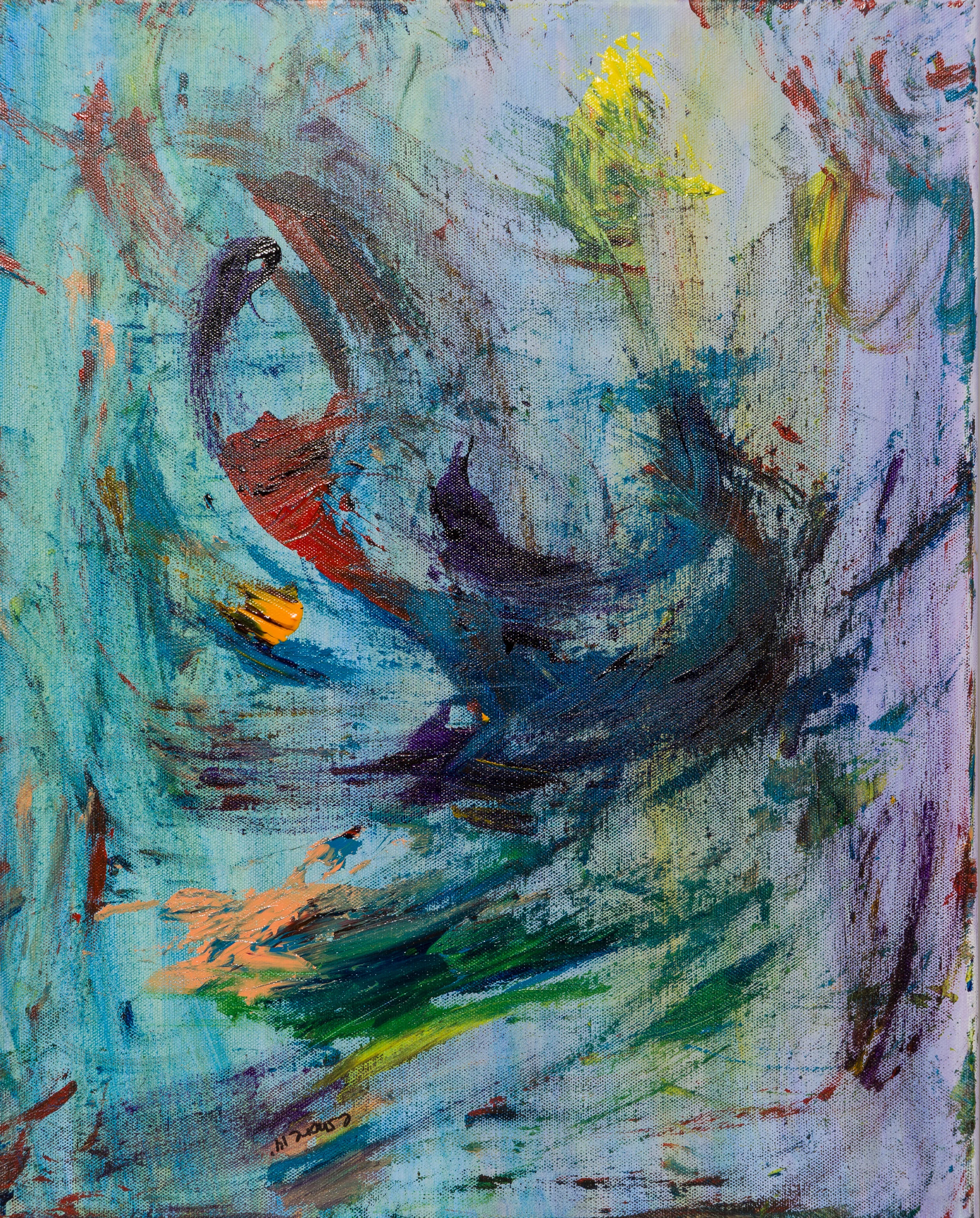 the swirl, acrylic paint, 16” x 20” (2014)