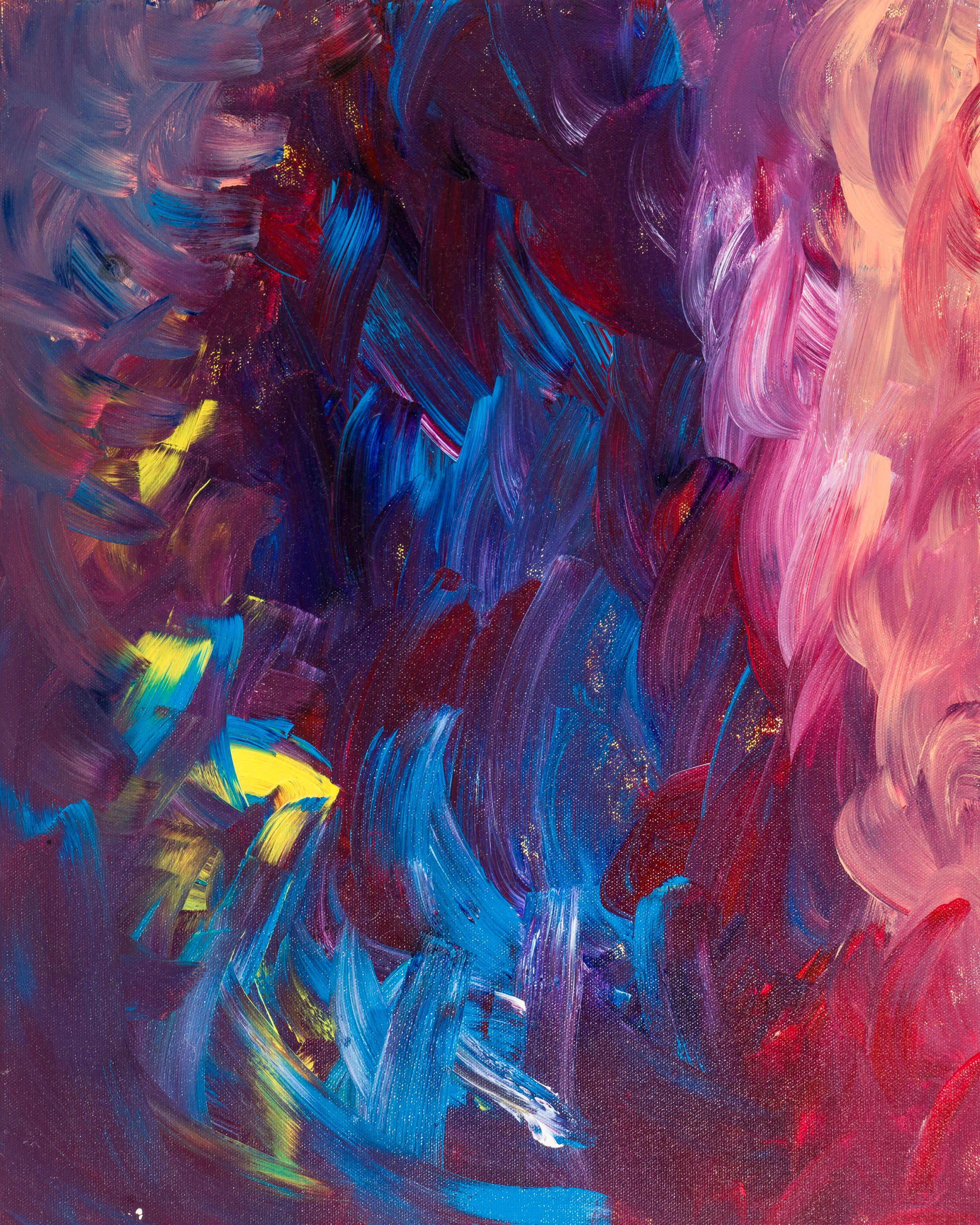 waves of emotions, acrylic paint, 16” x 20” (2015)