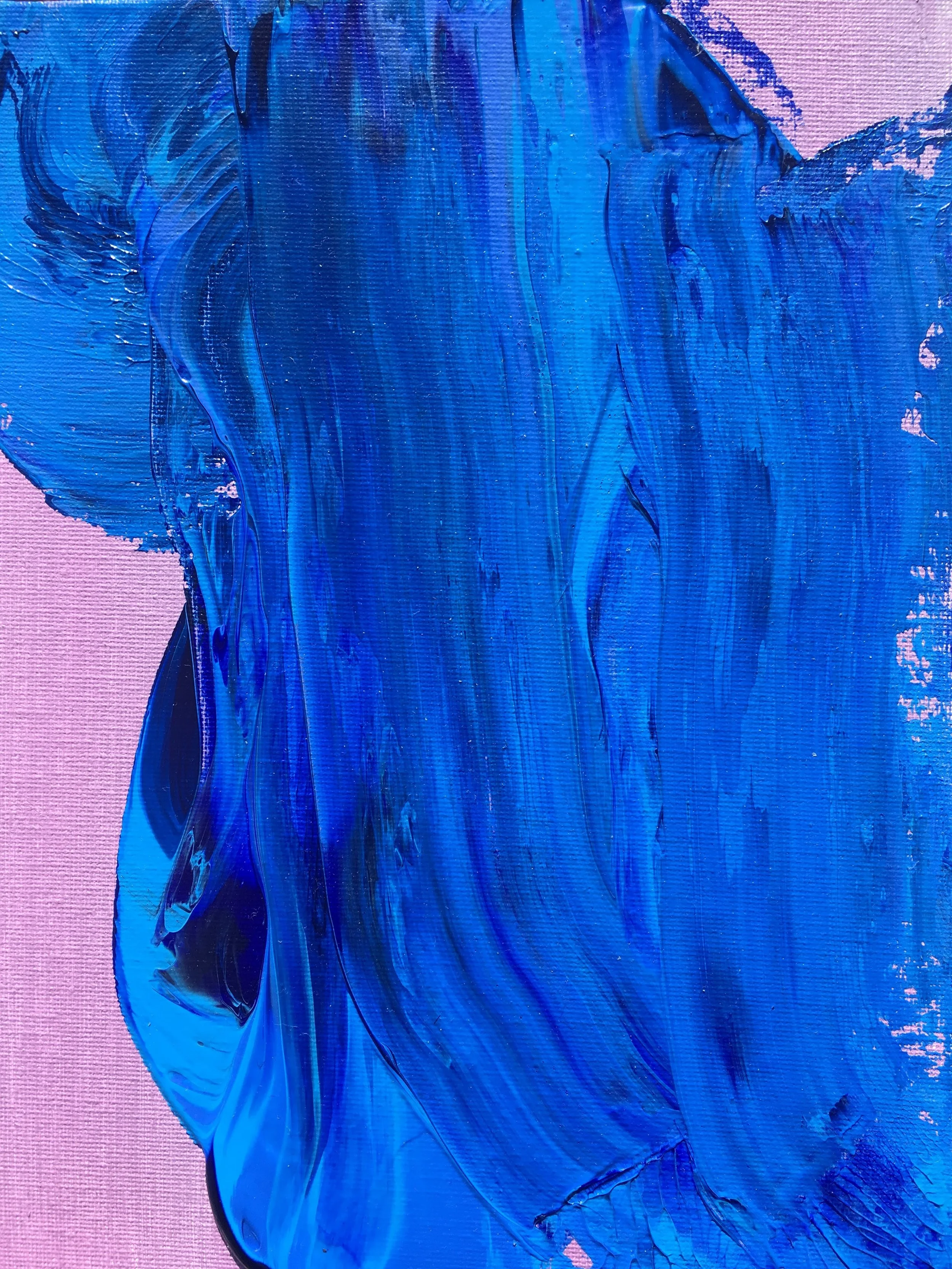  purple haze, acrylic paint, 8” x 10” panels, (2018) 