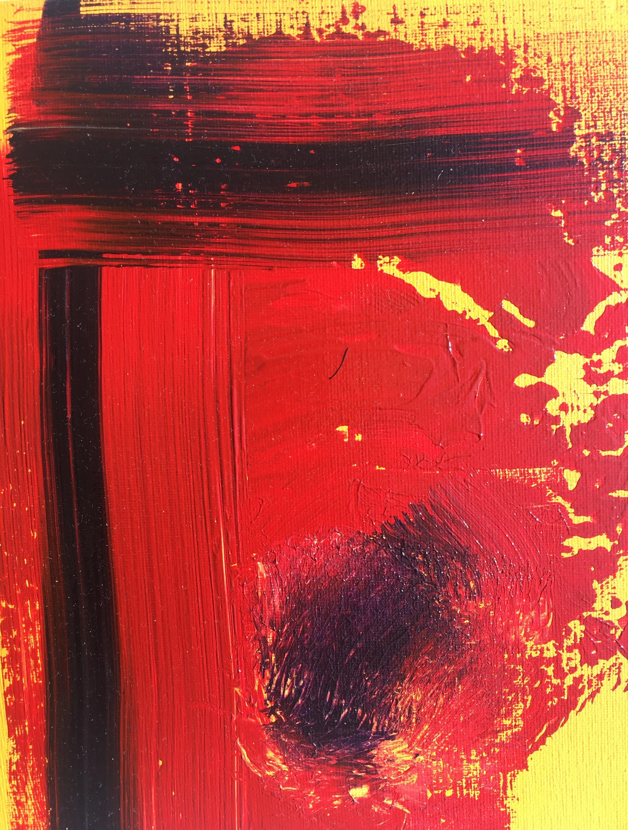  old flames, acrylic paint, 8” x 10” panels, (2018) 