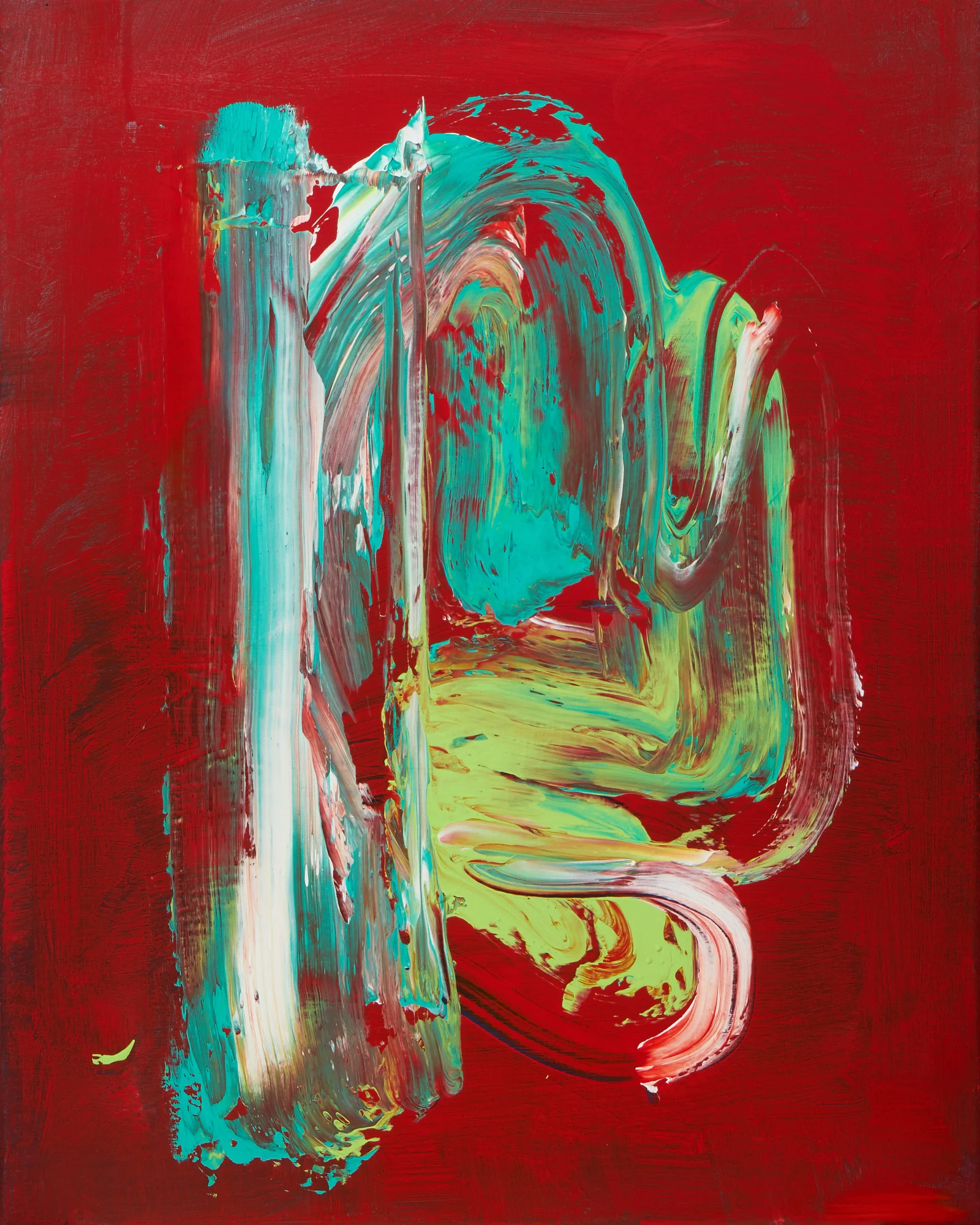 frog, acrylic paint, 16” x 20” (2018)