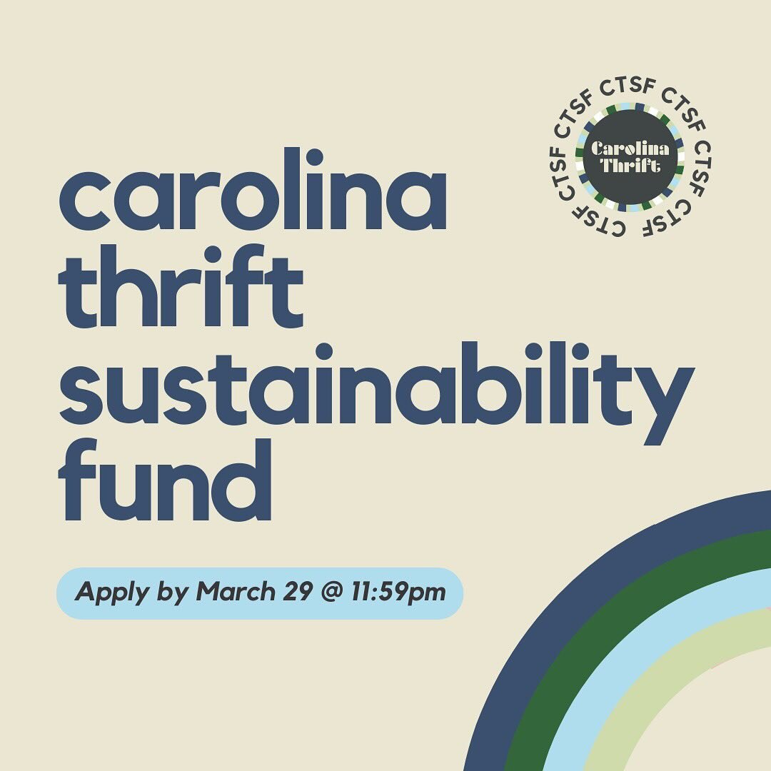 Applications for the Carolina Thrift Sustainability Fund (CTSF) are now open, and can be found in the link in our bio! ♻️
-
Swipe through to read more about CTSF, or visit carolinathrift.org/ctsf to learn about past funded projects for student organi