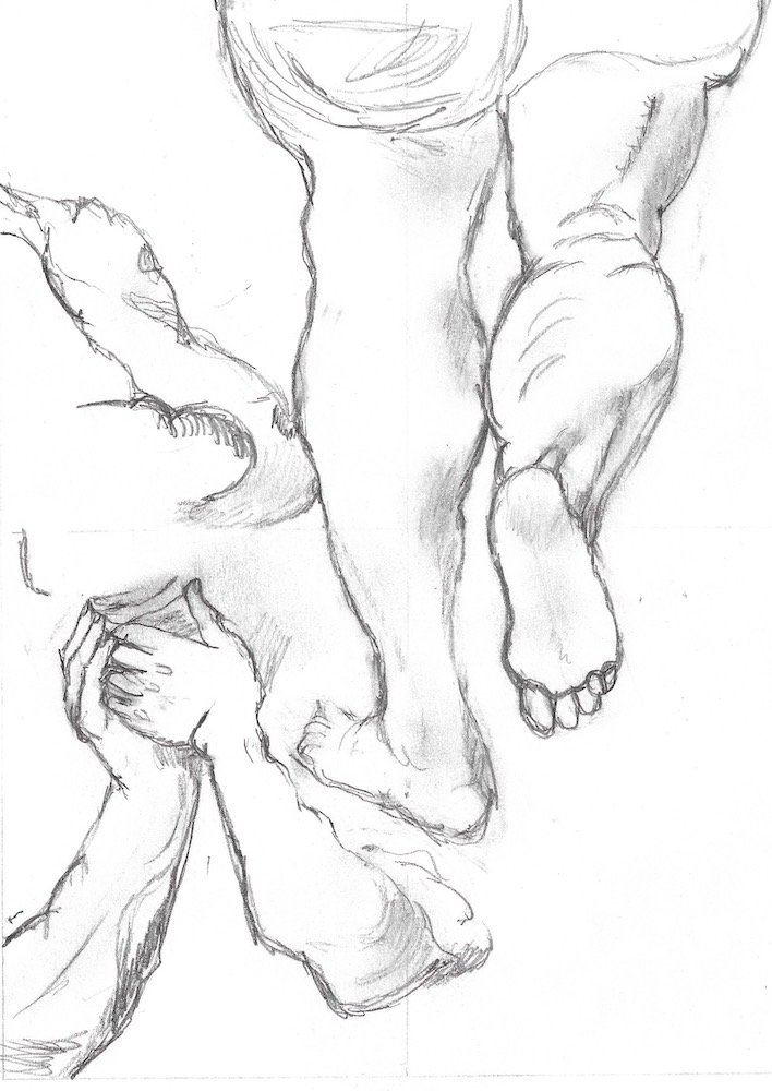 Practice Study (Rubens 'Arms an d Legs')