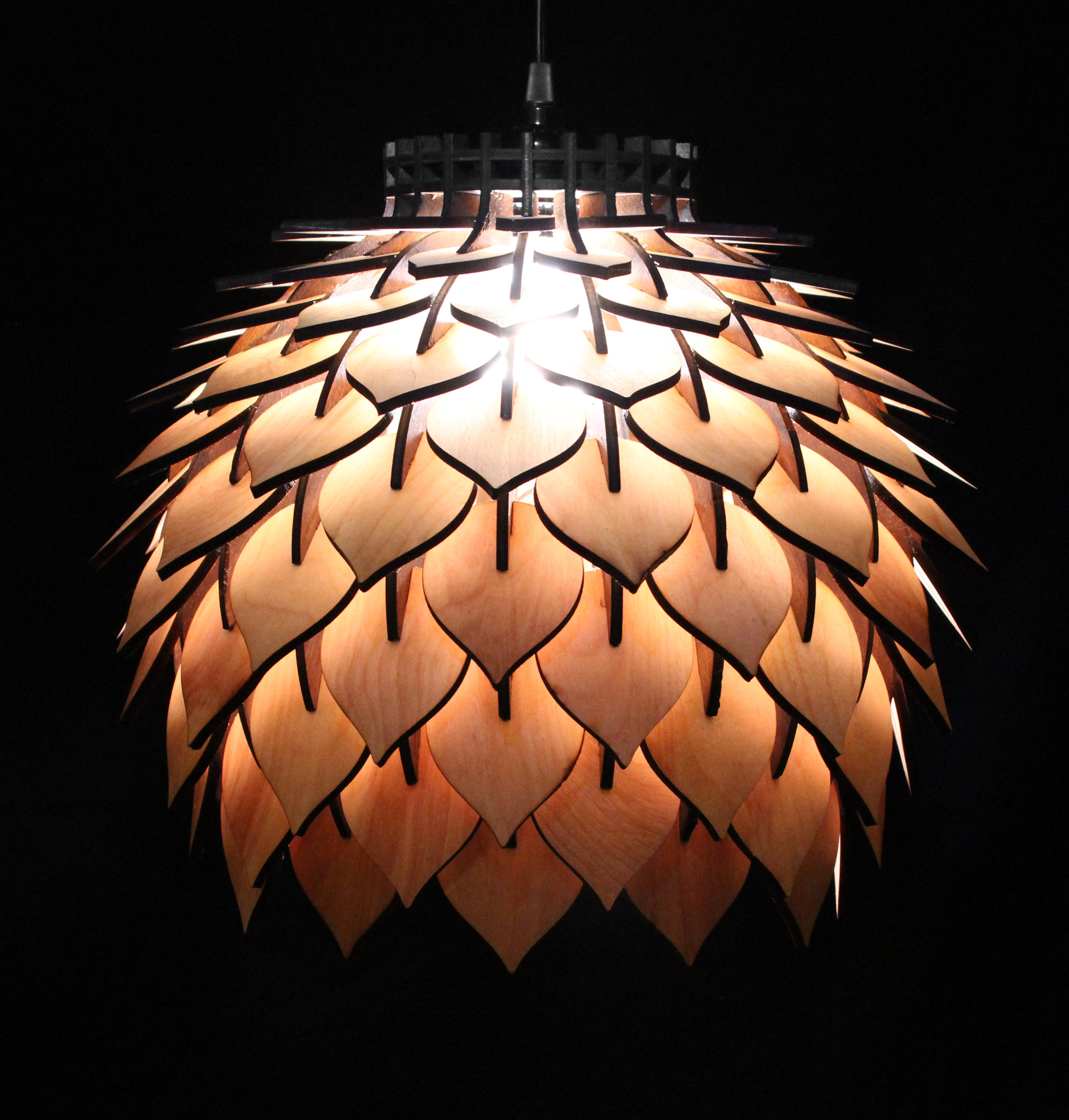 Source laser cut Modern Lamp wood lamp shade on m.