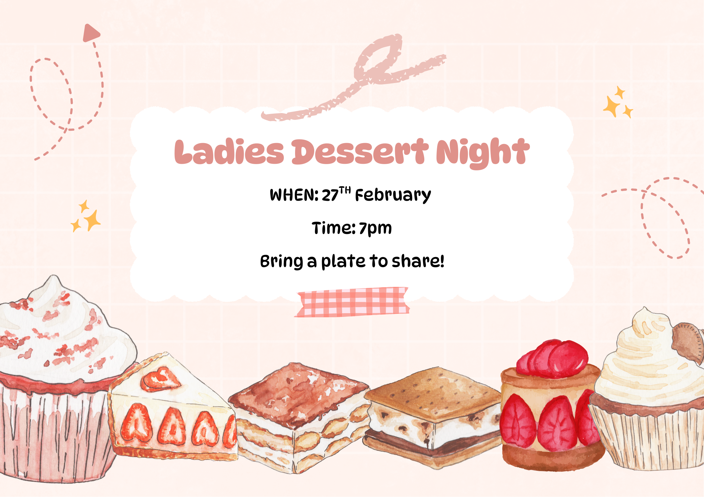 Ladies Dessert Night