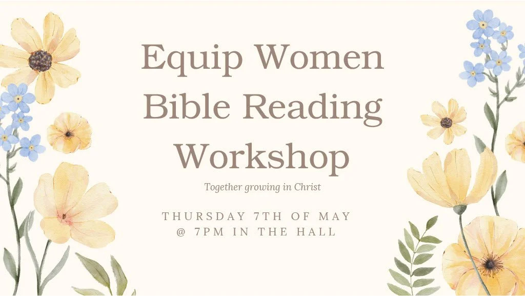 Equip Women -  How to read the Bible