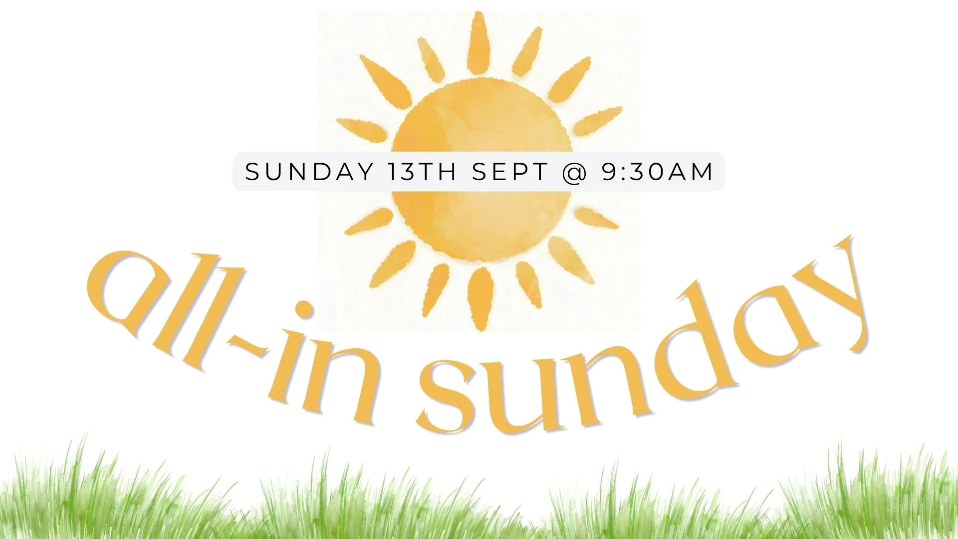 All In Sunday (AGM WEEKEND)