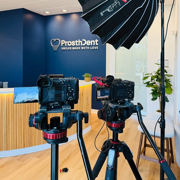 UPTIME Films captures sales & marketing video content for a ProsthDent dental practice