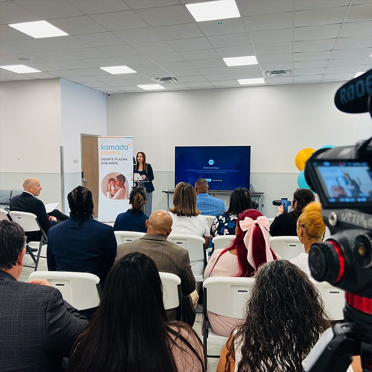 UPTIME Films captures Kamada Plasma leadership presentations at a facility event