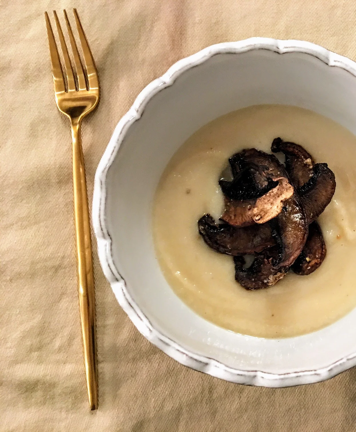 Celery Root &amp; Cauliflower Soup