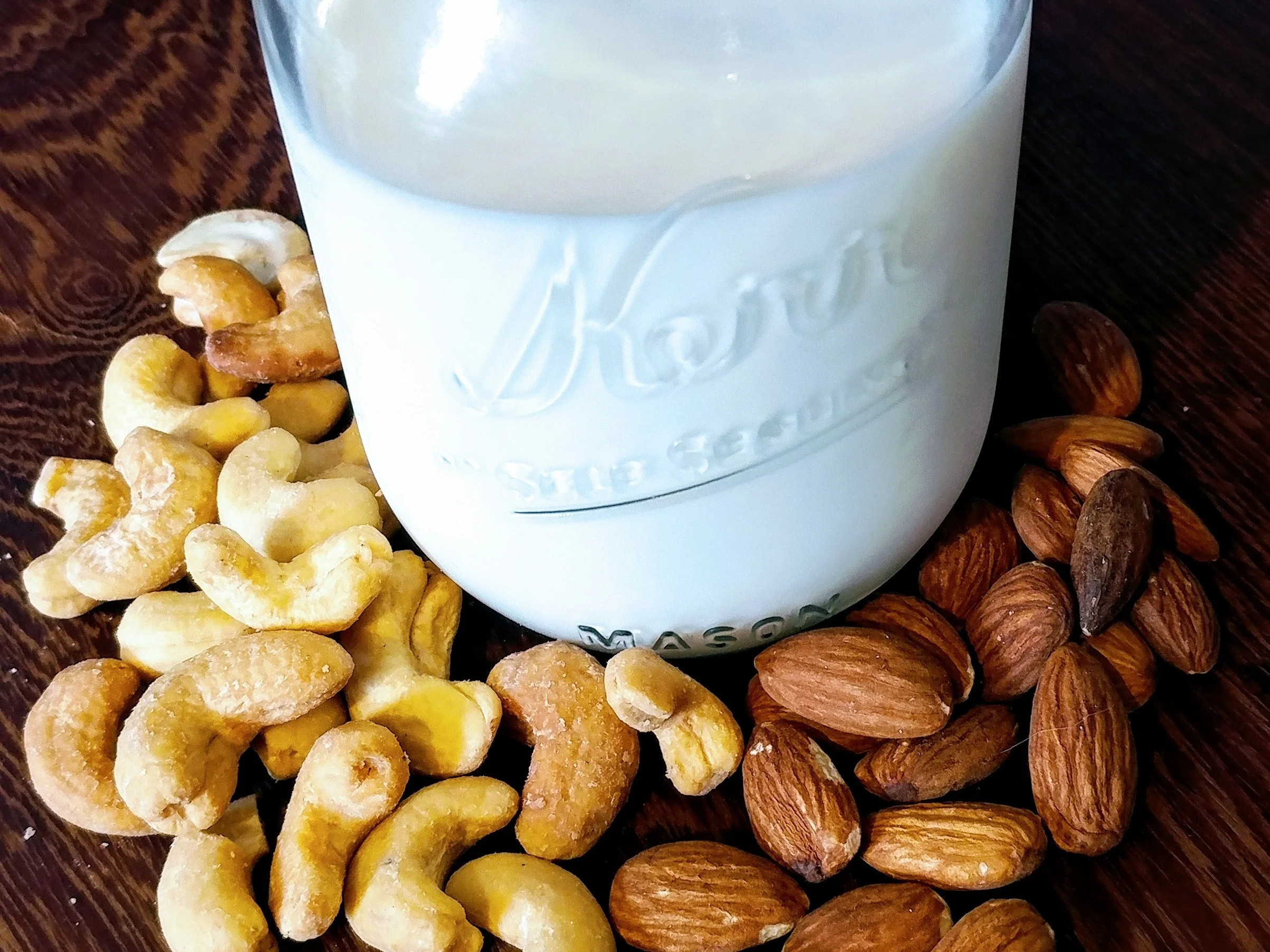 Almond and Cashew Milks 