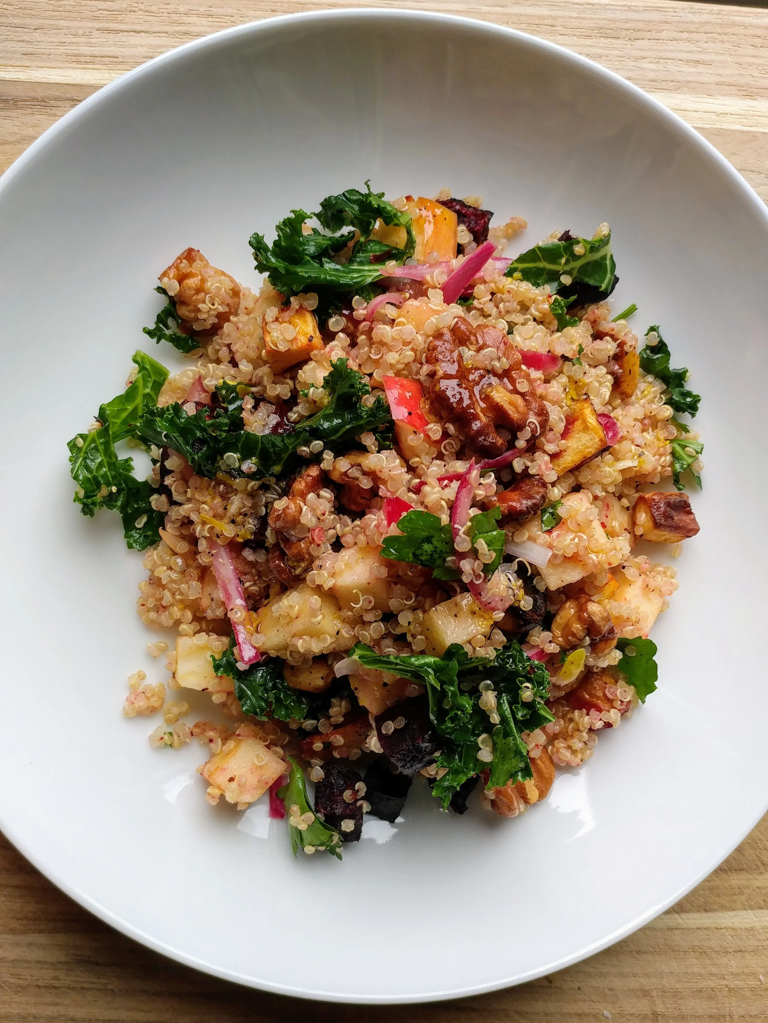 Apple Quinoa Cold Salad