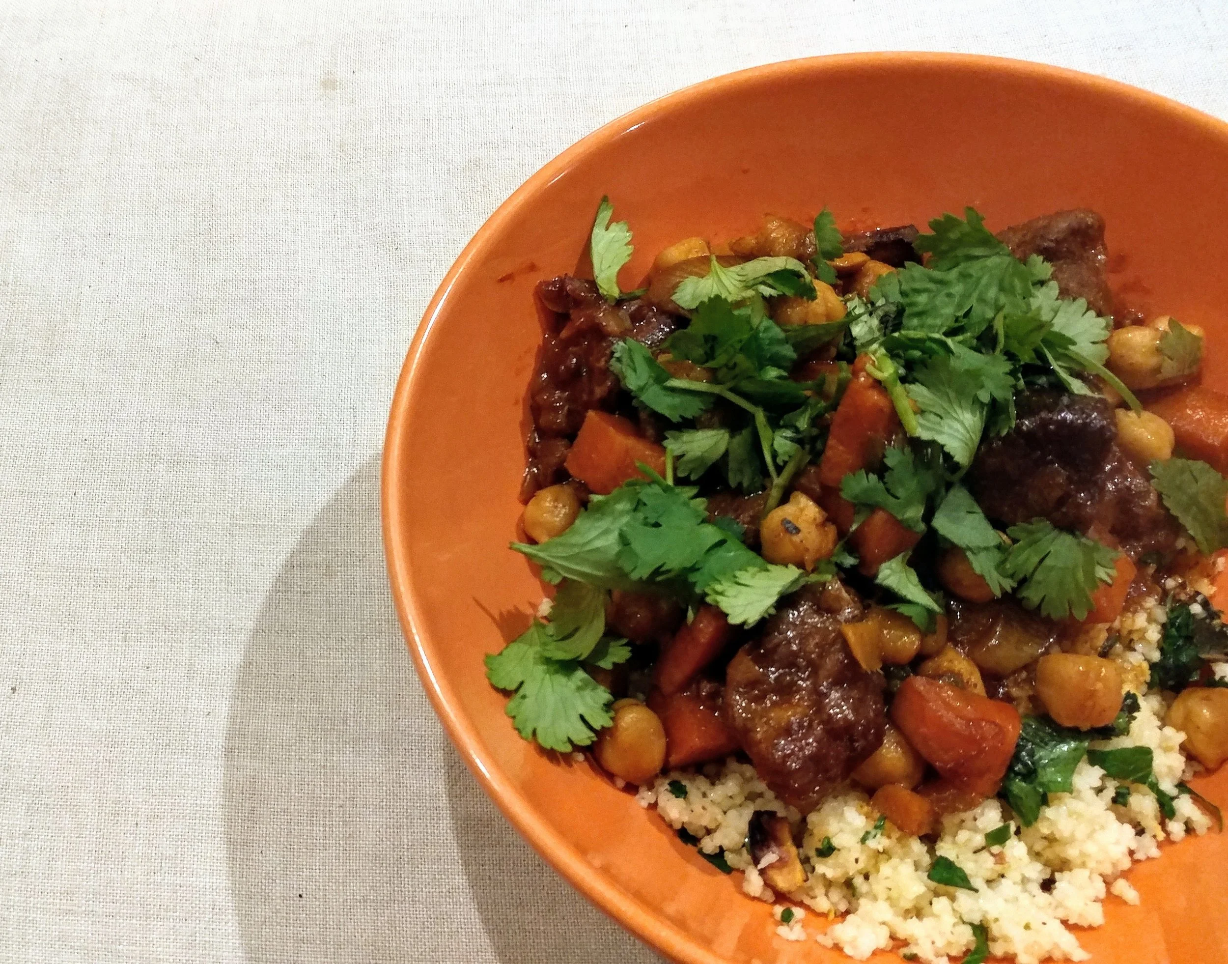Lamb and Chickpea Tagine