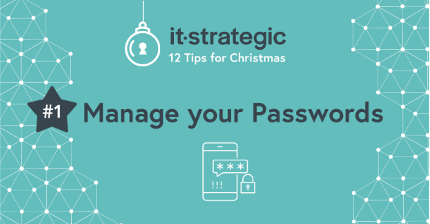 Cyber Safe Tip for Christmas 1:  Manage Your Password