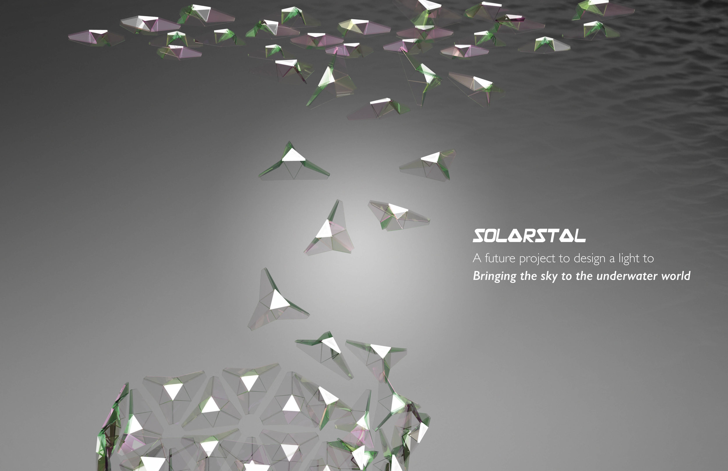  Solarstal is a futuristic light that mimic the sun and stars to notify time changing for people who are living underwater in 2100 