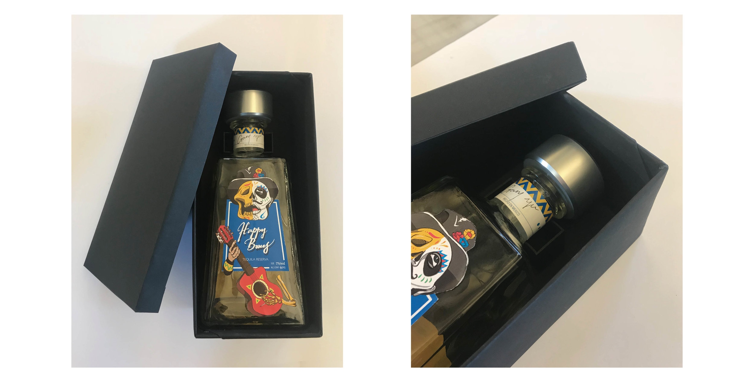  Hoping to give people a surprising experience when they open the box, I created this simple and black box. 