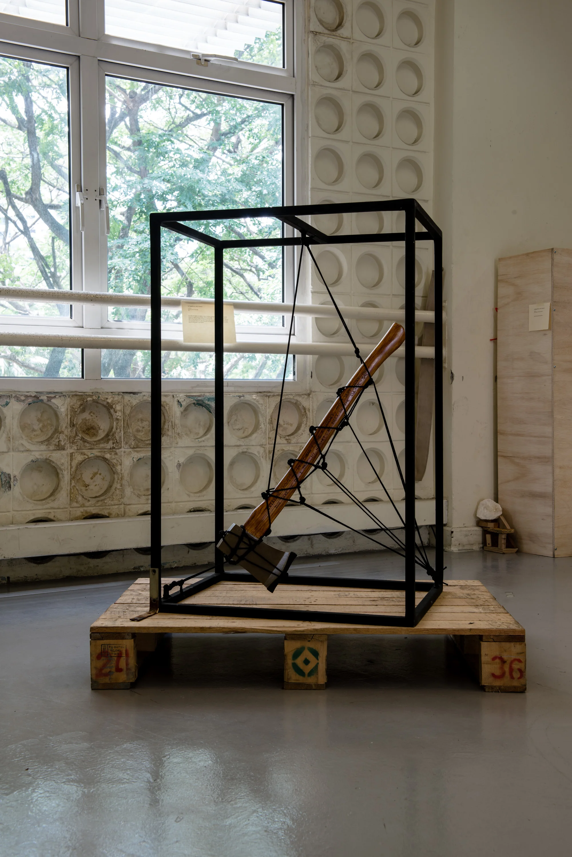 Installation shot from dr/op: Beyond Boundaries showing the work of Sze Yang Boo.