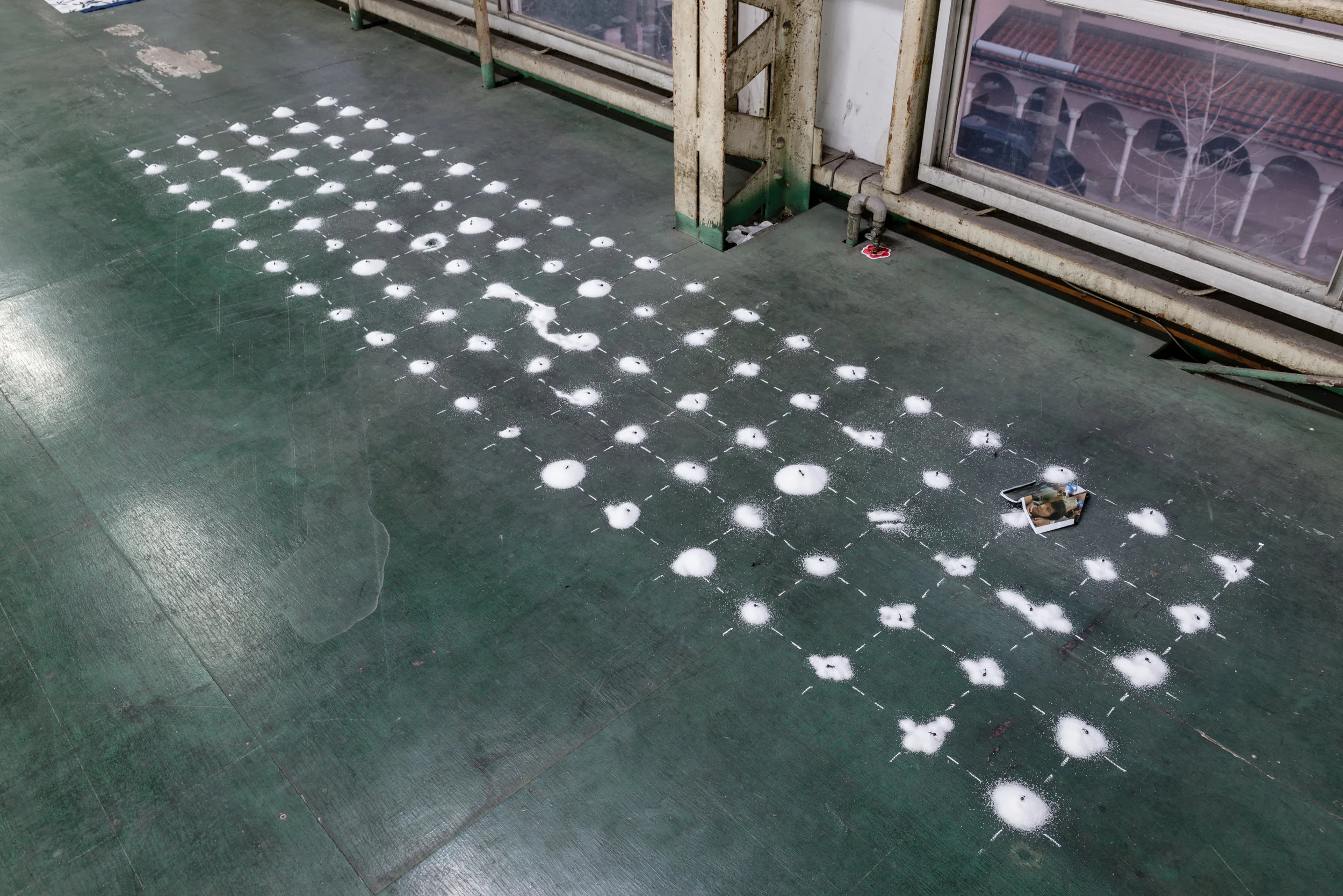 Installation shot from ONLY CONNECT OSAKA (4/F) showing the work of Abdul Latiff Padzali
