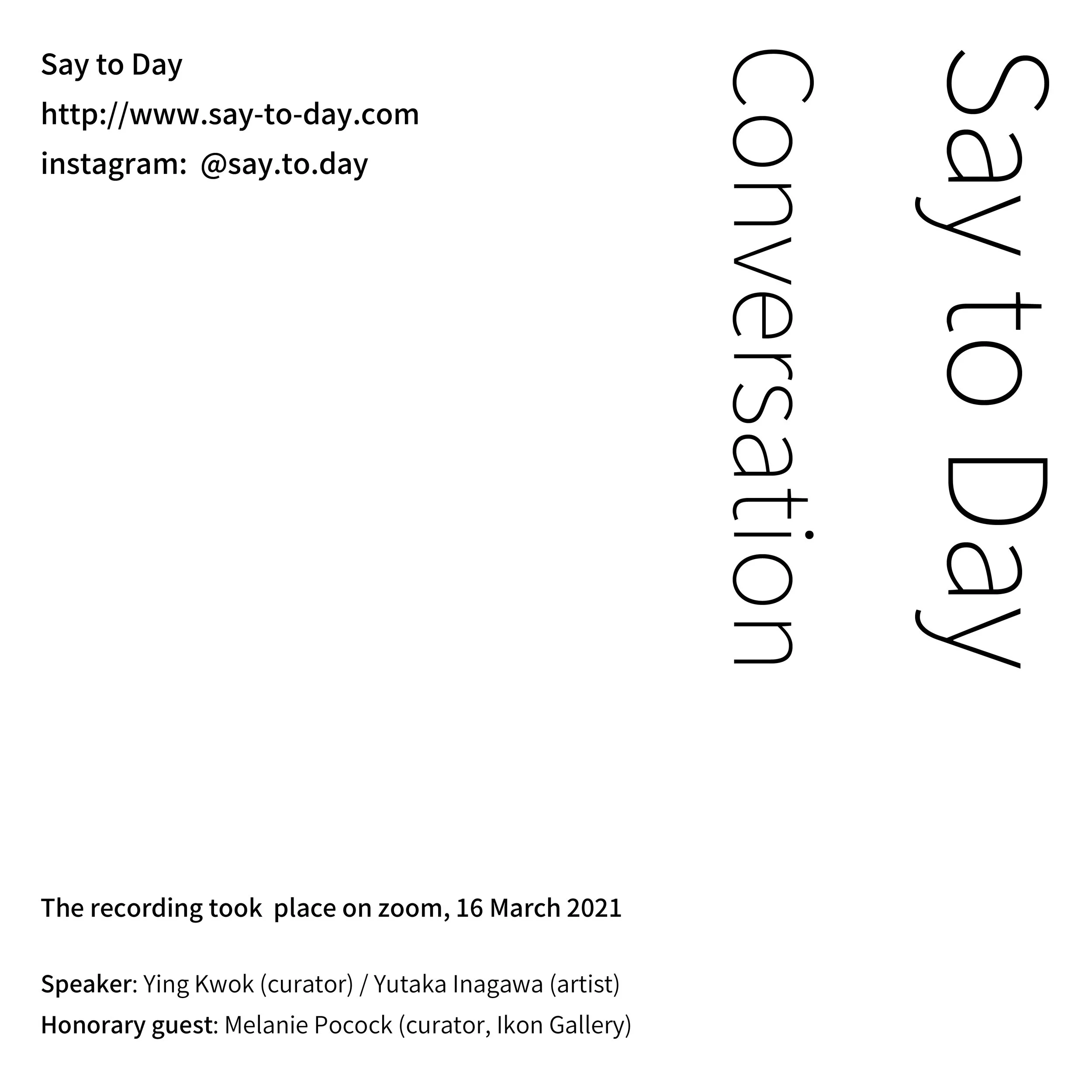 Say to Day Conversation