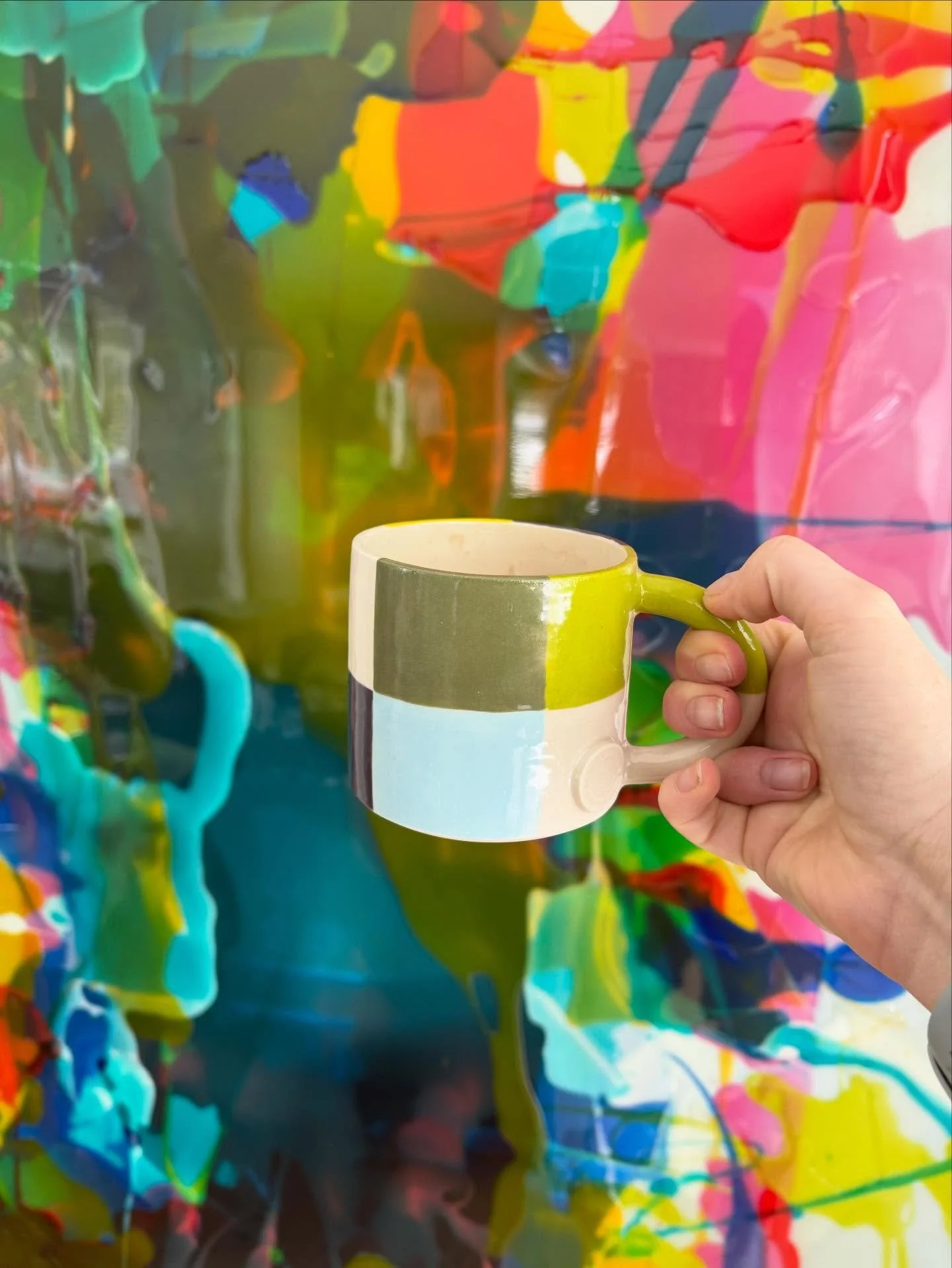 Still love seeing pics of our peggy square fundraising mugs from 2024, no one mug is the same!! These bought books for Waikato NICU 🌈☕️ Last year the blue mugs were a huge hit with our community, we&rsquo;ll be making a 2026 version to celebrate 10 