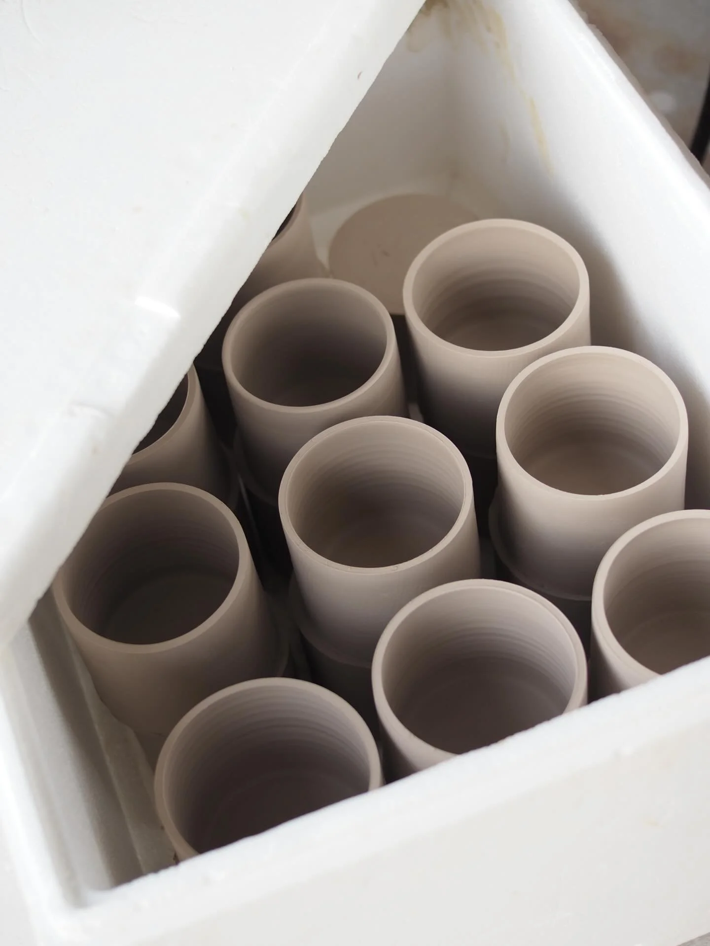 Larissa hard at work preparing the @goodwinceramics fundraising mugs that our community can&rsquo;t get enough of!! 

Made at her small batch studio in Matamata, Larissa  is using a purple glaze this year 💜 Purple is the colour of World Prematurity 