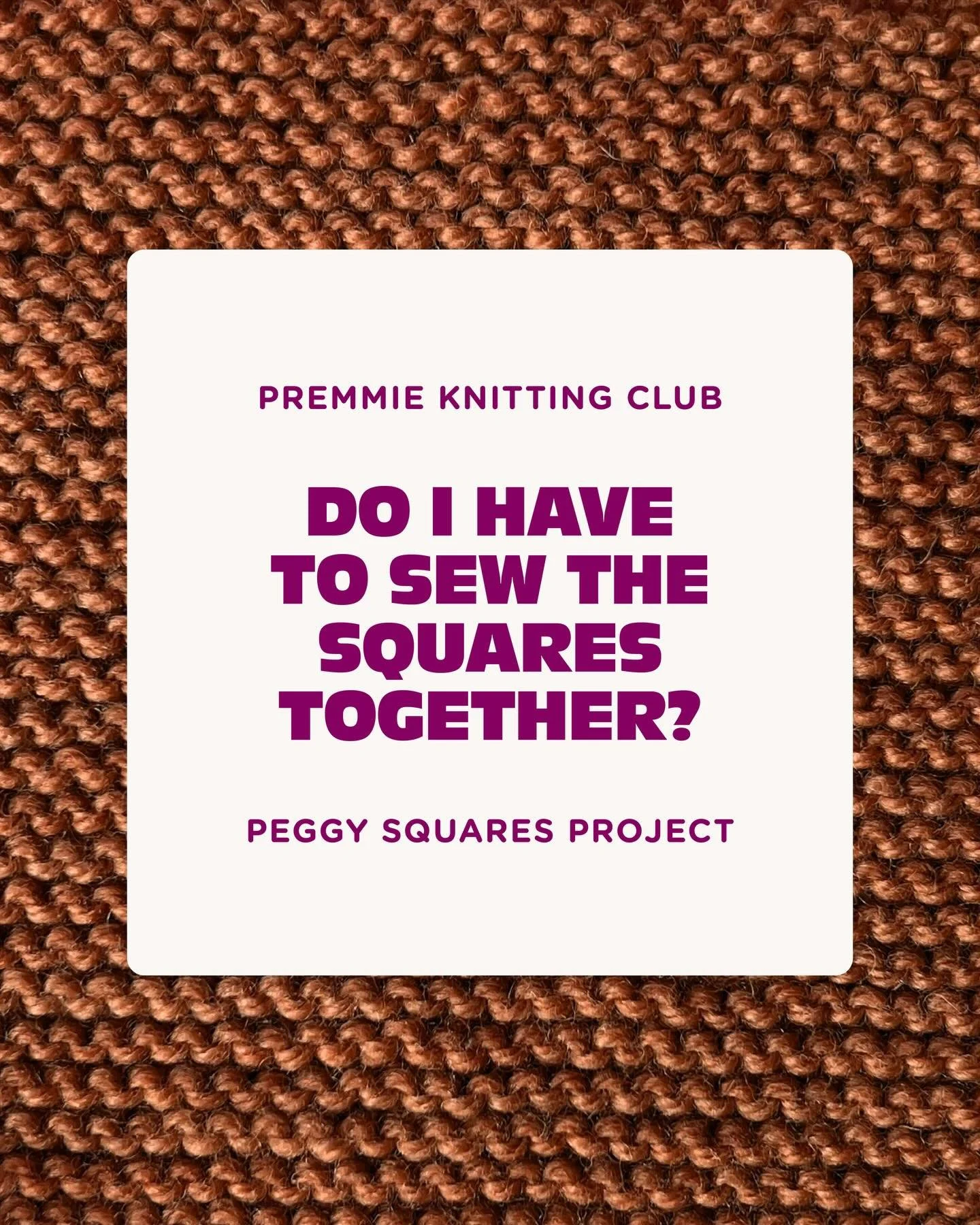 We&rsquo;re on track to receive a huge amount of squares which means SO many blankets to donate, it&rsquo;s amazing! While you don&rsquo;t need to sew your squares, if you want to you can 💜 

20 squares make a blanket, sew a whole blanket or sew row