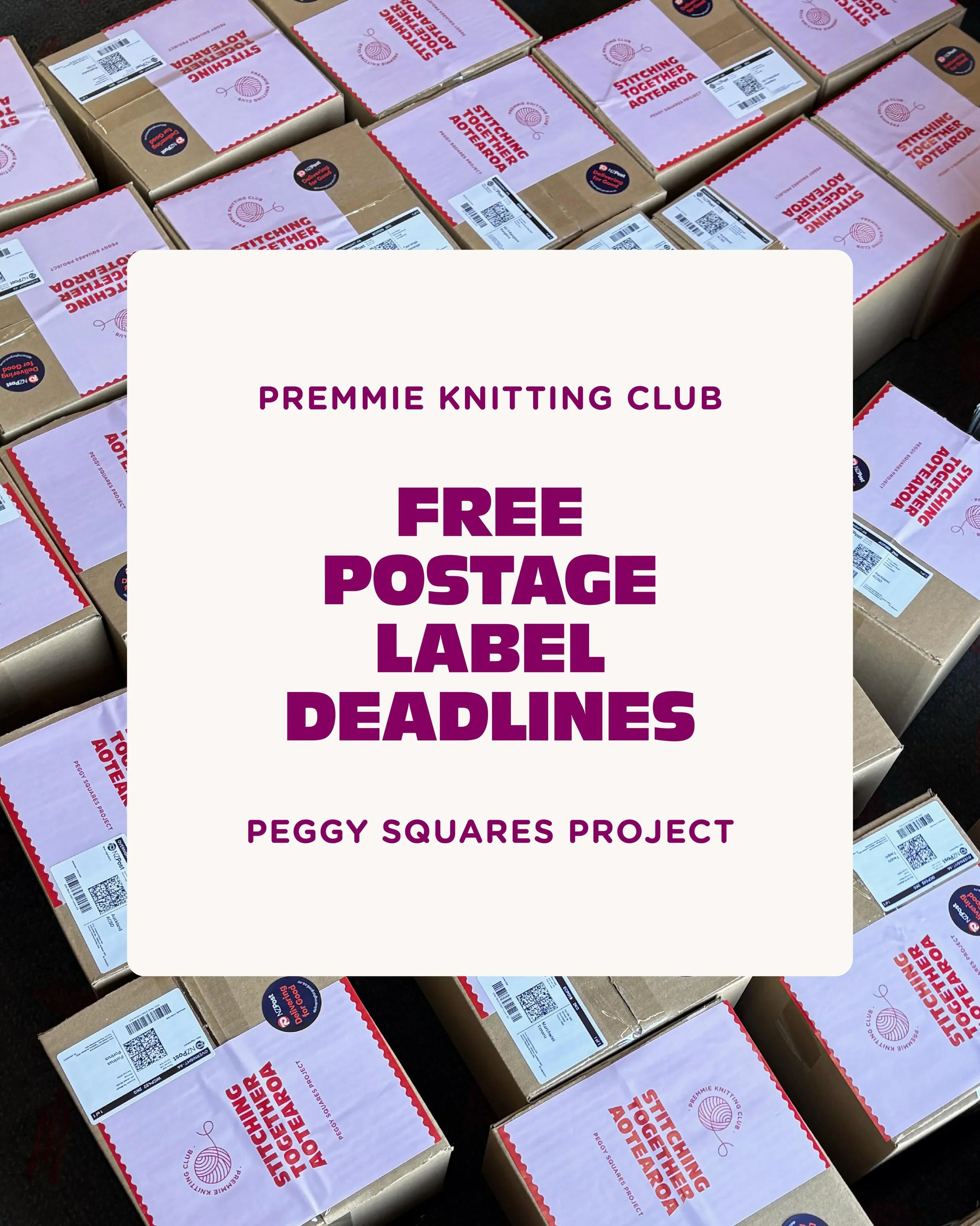 Thank you so much for all the support, we are so grateful!

To receive free postage thanks to the generosity of @newzealandpost, May 25th is the cut off date to fill out the form.

Your postage label will be emailed and we recommend that you send you
