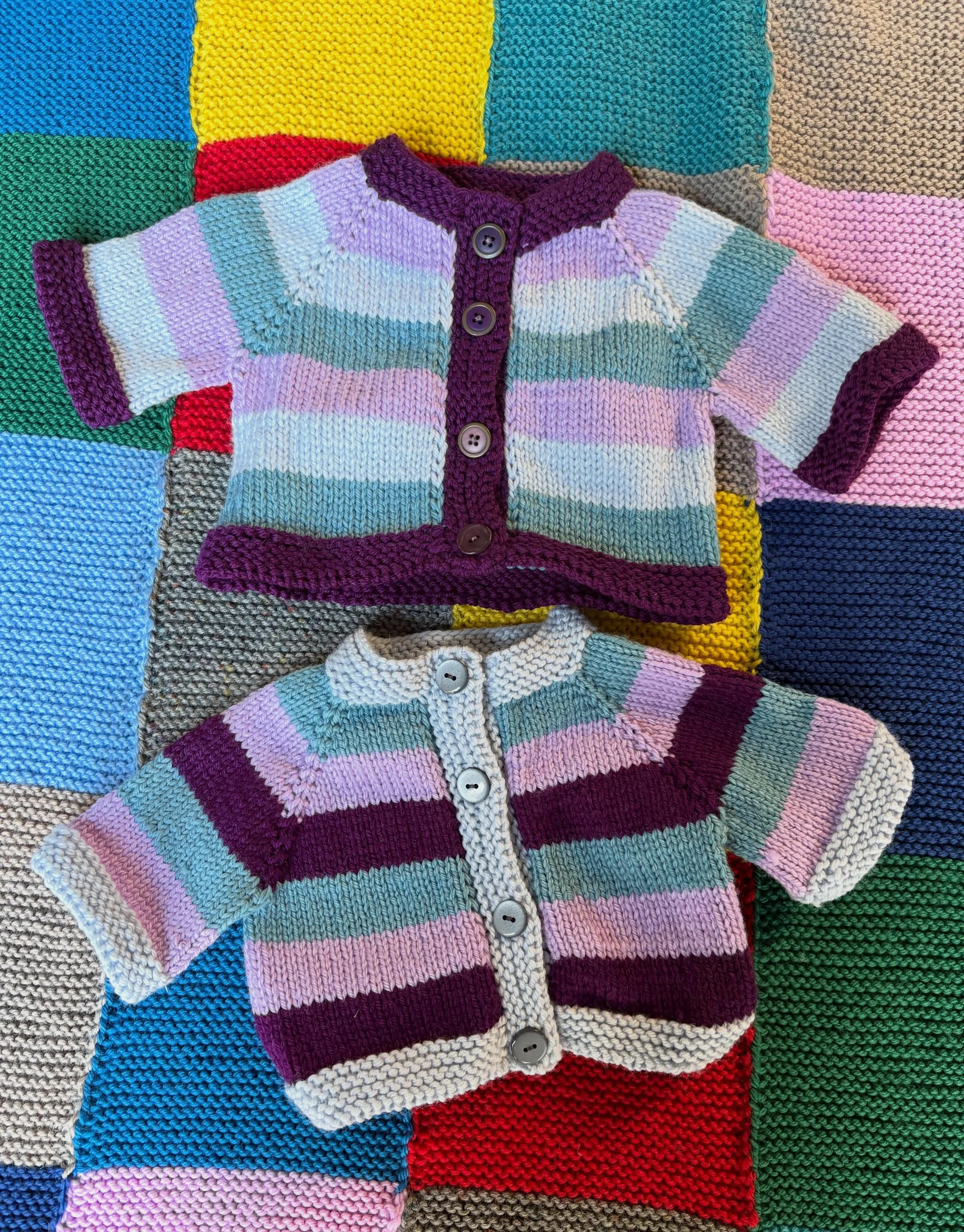 Gorgeous cardigans made by Jill 🥰💖🧶