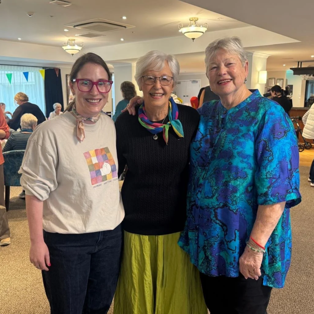 Knitters at William Sanders Village