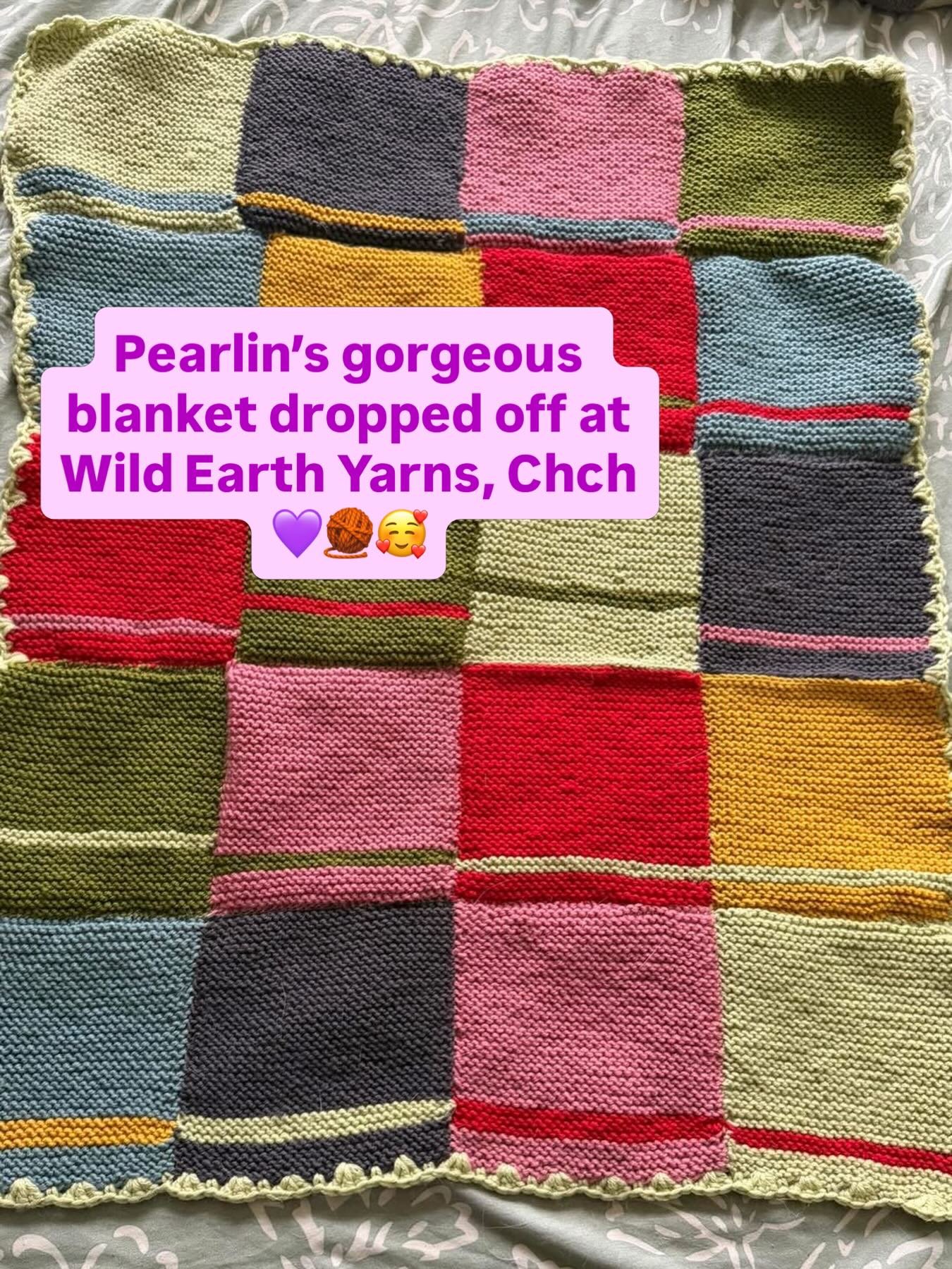 We love our growing community 💜 A couple of days of #stitchingtogetheraotearoa 🧶

1. Dropped off at @wildearthyarns 
2. Thank you Franklin Needles &amp; Hooks group 
3. Amazing donation from Fairview Country Club 
4. Jess&rsquo; donation 
5. Spotte